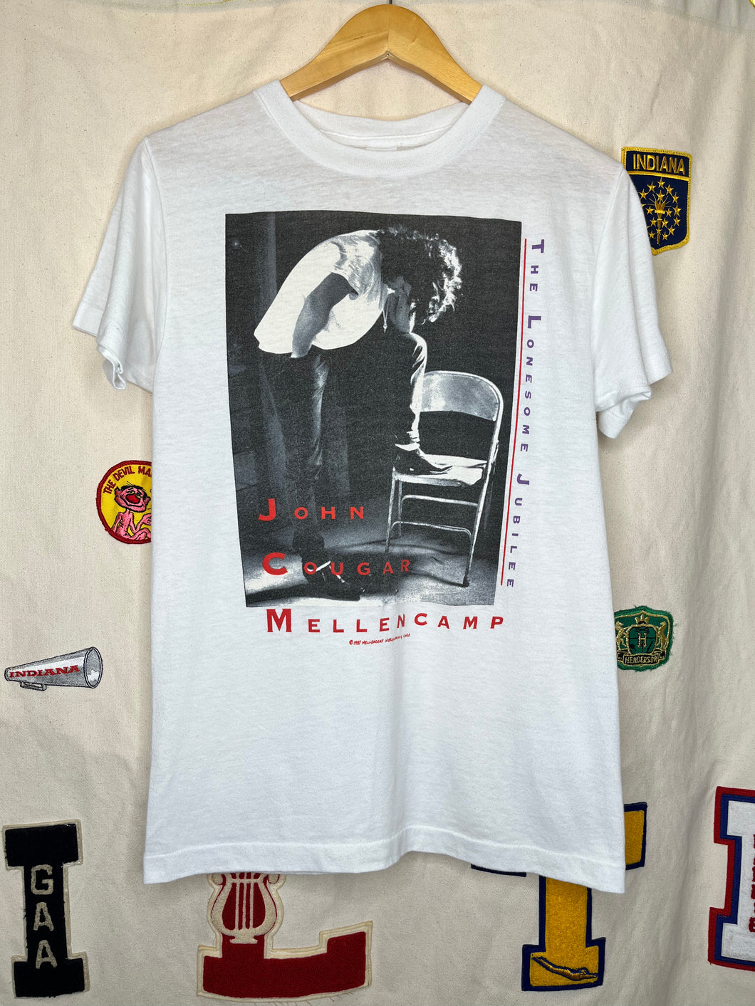 Vintage John Mellencamp The Lonesome Jubilee Tour T-Shirt: Medium