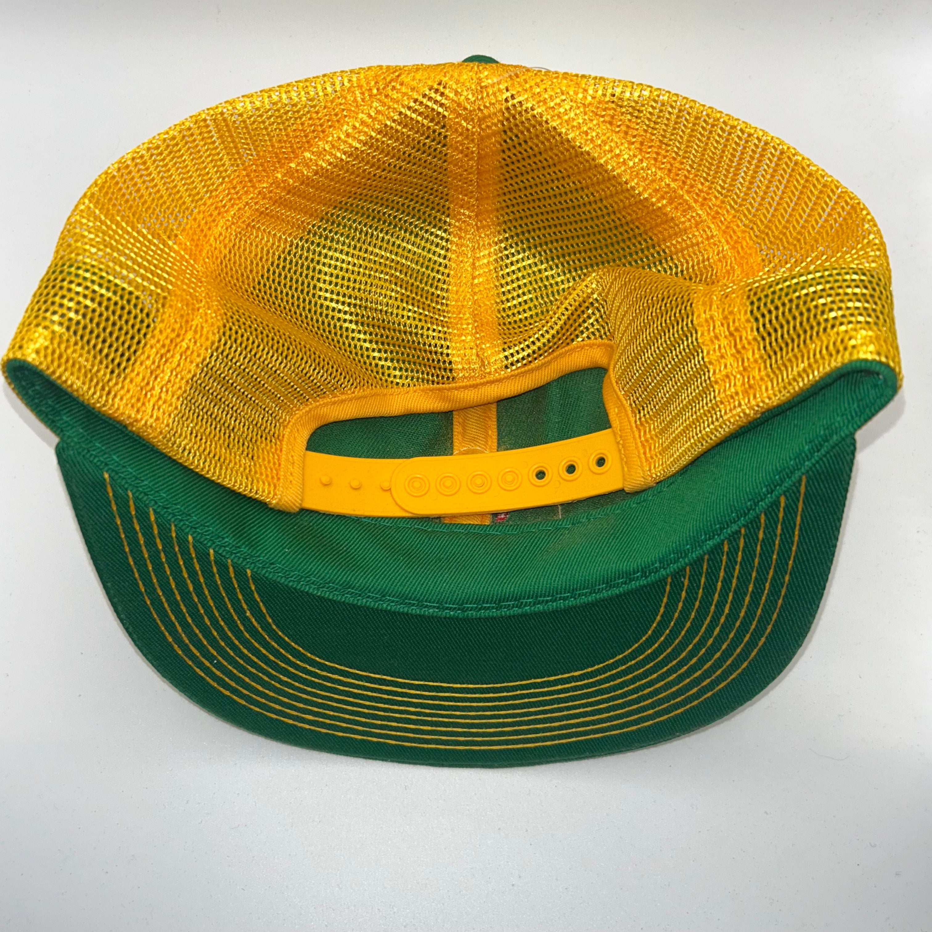 Vintage TX Corn Patch Farm K products Trucker Mesh Snapback Hat