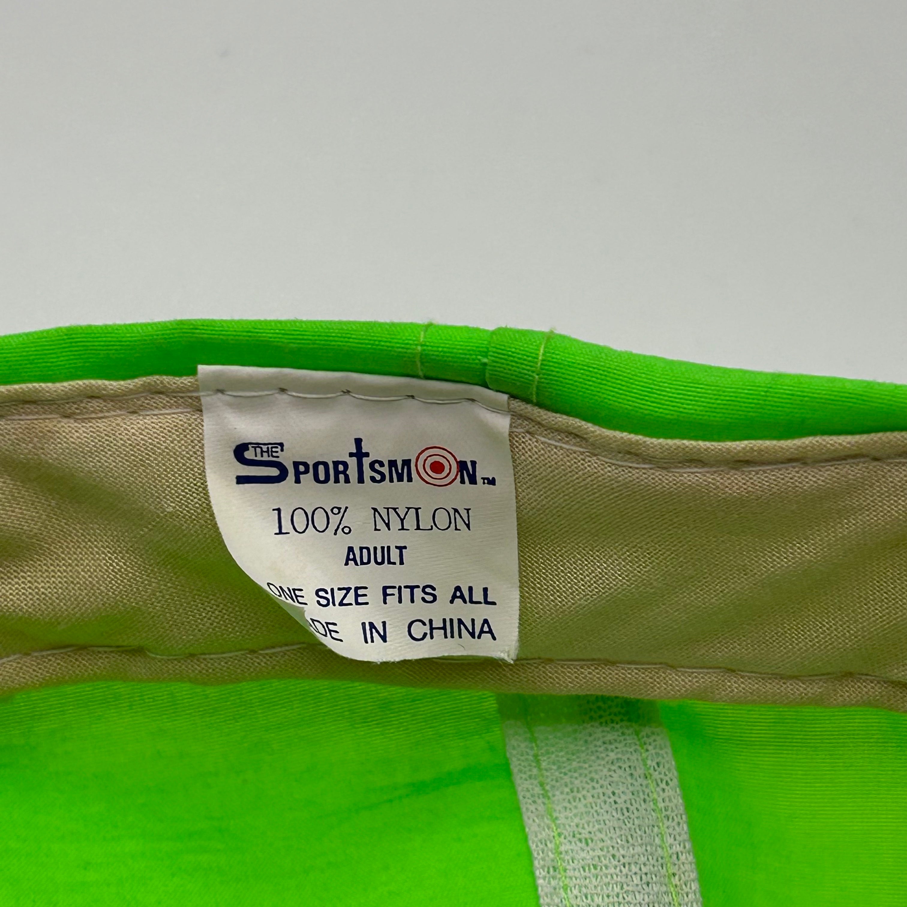 Vintage Jasper Engines Motorsports Racing Neon Green Snapback Hat