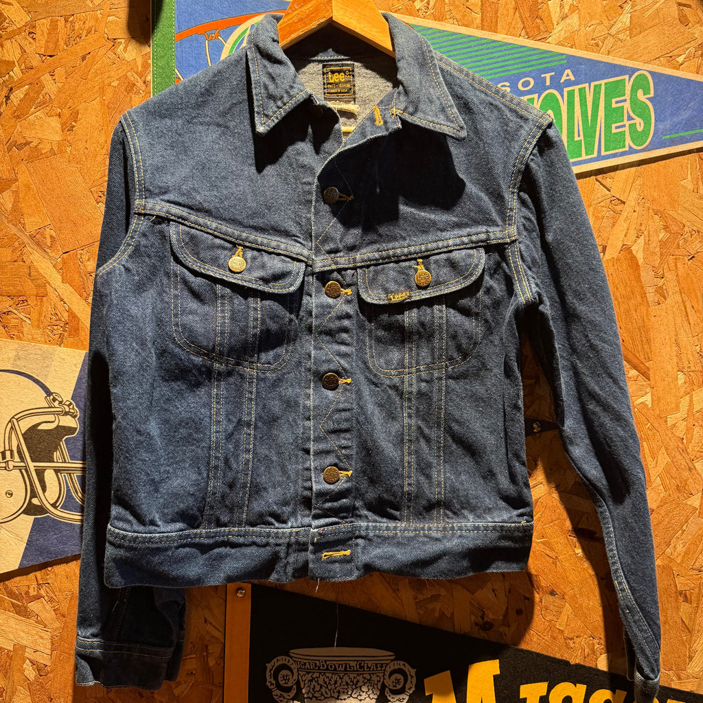 Vintage 80s/90s Levi & Lee Denim Jean Jacket: Youth XL