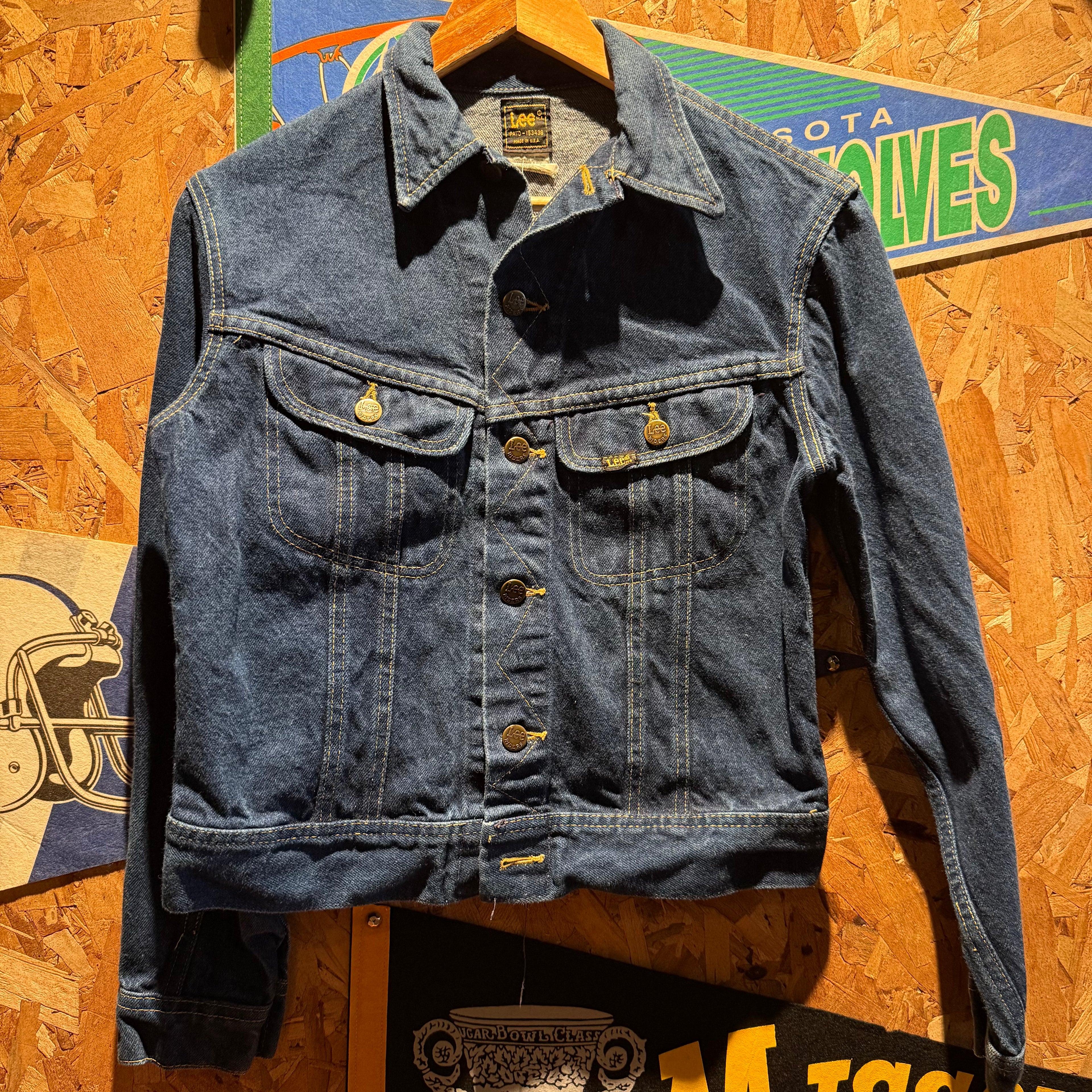 Vintage 80s/90s Levi & Lee Denim Jean Jacket: Youth XL