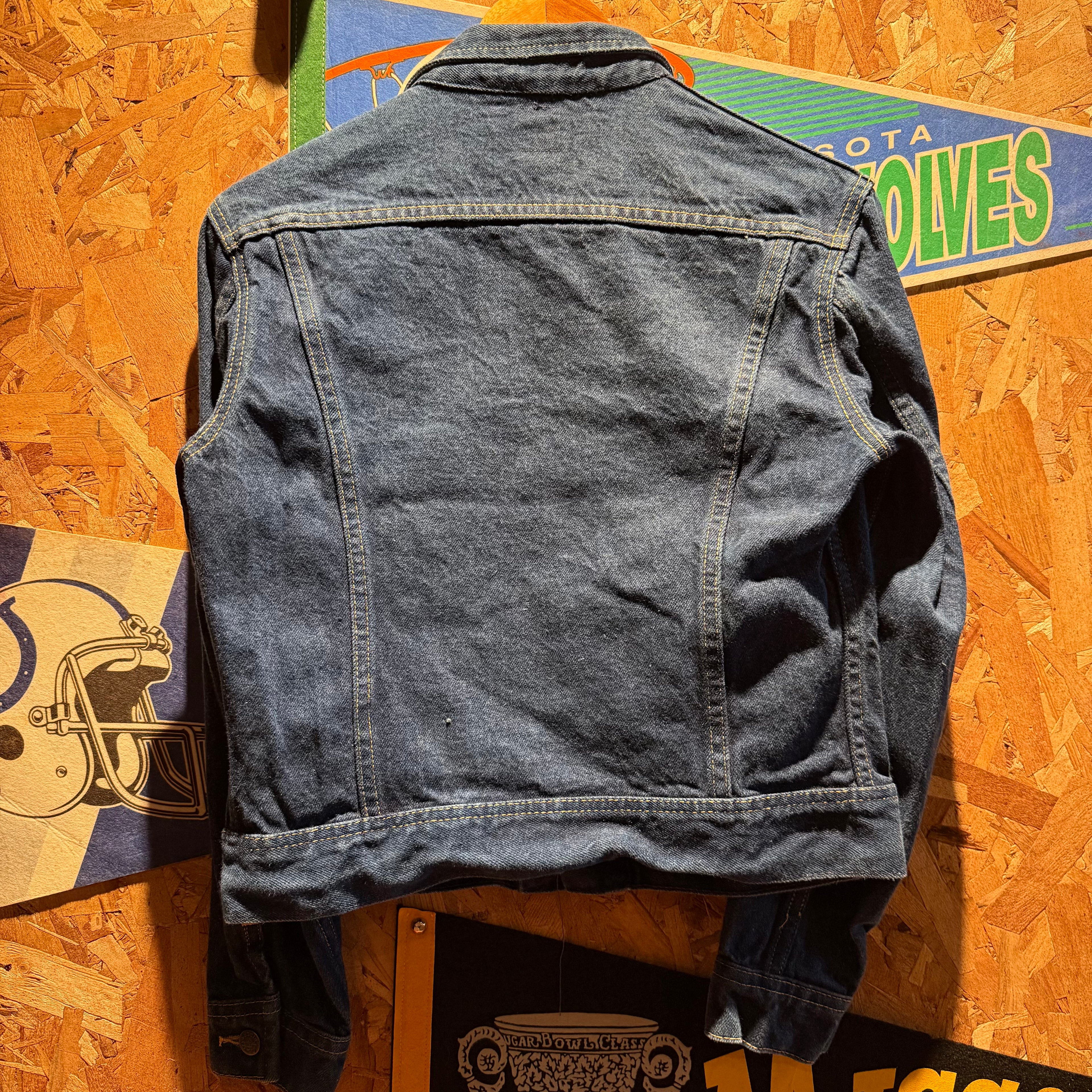Vintage 80s/90s Levi & Lee Denim Jean Jacket: Youth XL