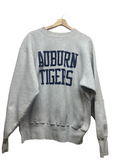 Vintage Auburn Tigers Football Grey Crewneck:XL