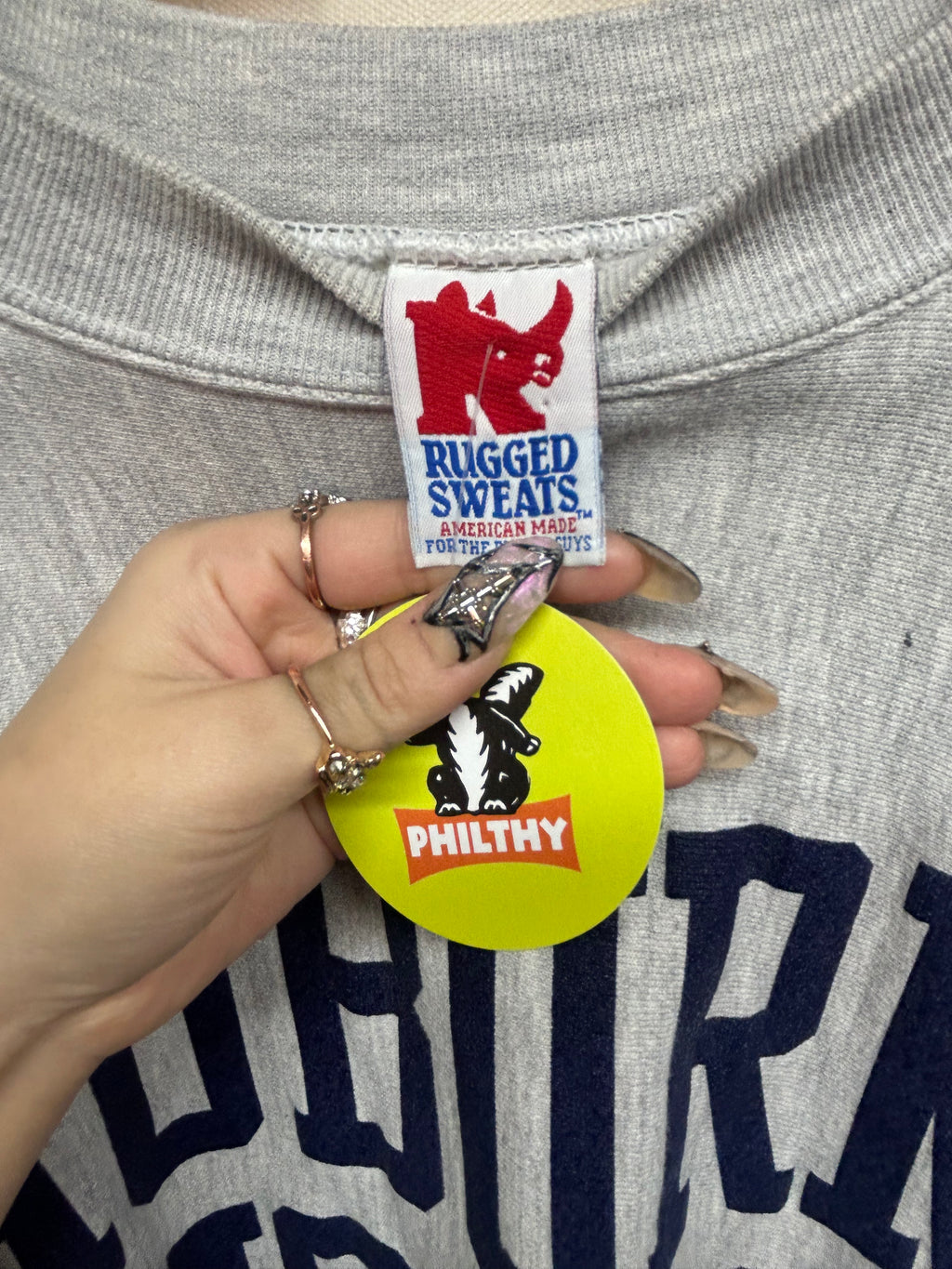 Vintage Auburn Tigers Football Grey Crewneck:XL