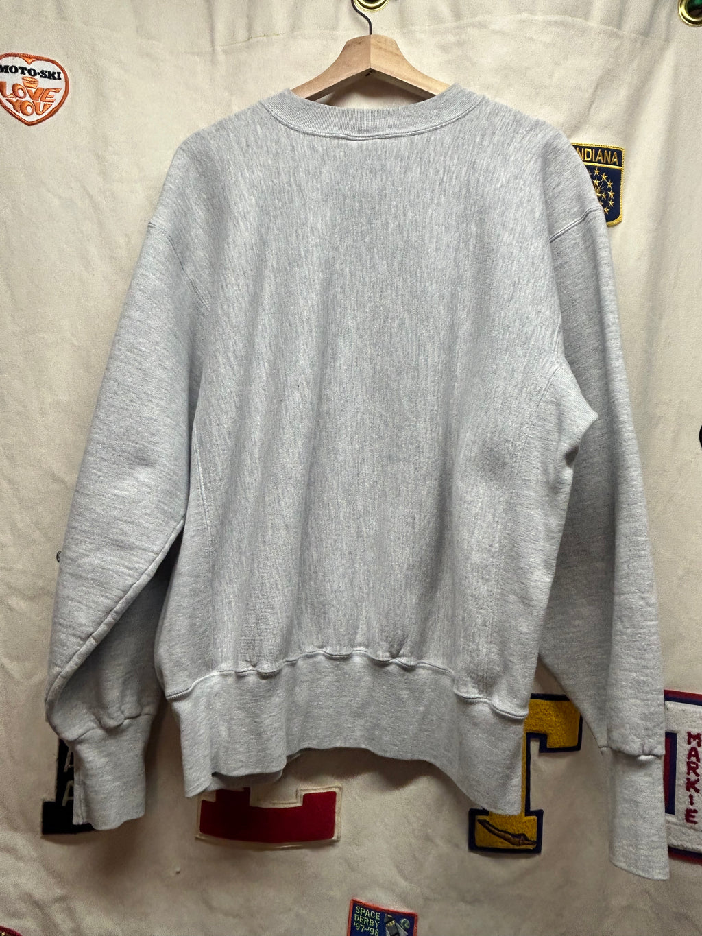 Vintage Auburn Tigers Football Grey Crewneck:XL