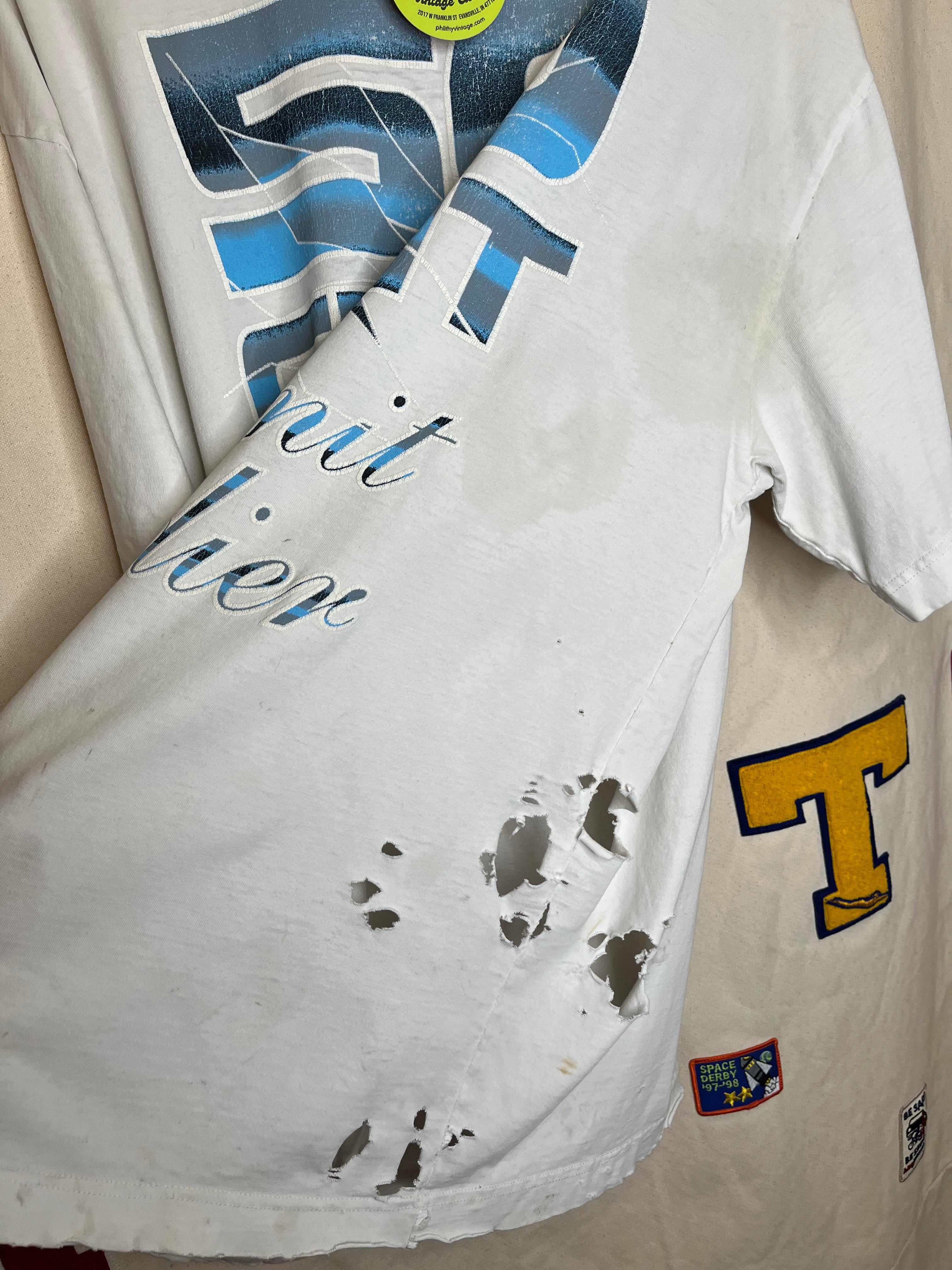 Vintage 50 Cent G Unit Soldier White Rap T-Shirt: 3XL