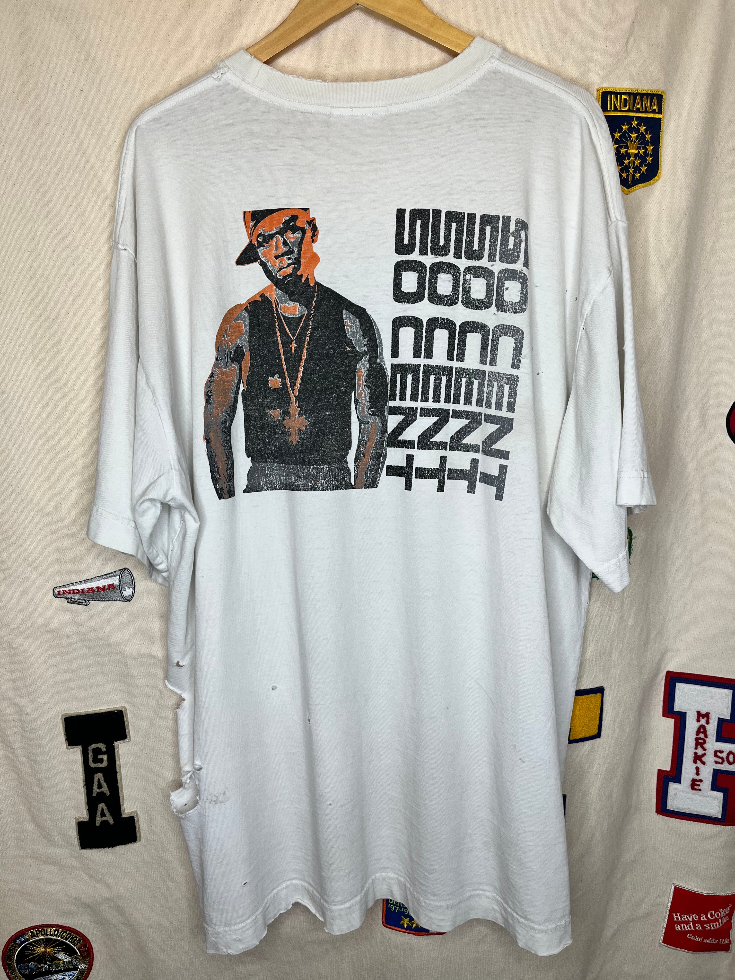 Vintage 50 Cent G Unit Soldier White Rap T-Shirt: 3XL – Philthy Vintage 50 Cent G Unit Soldier White Rap T-Shirt: 3XL – Philthy