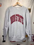Vintage Ohio State University Grey Champion Reverse Weave Sweatshirt: XL