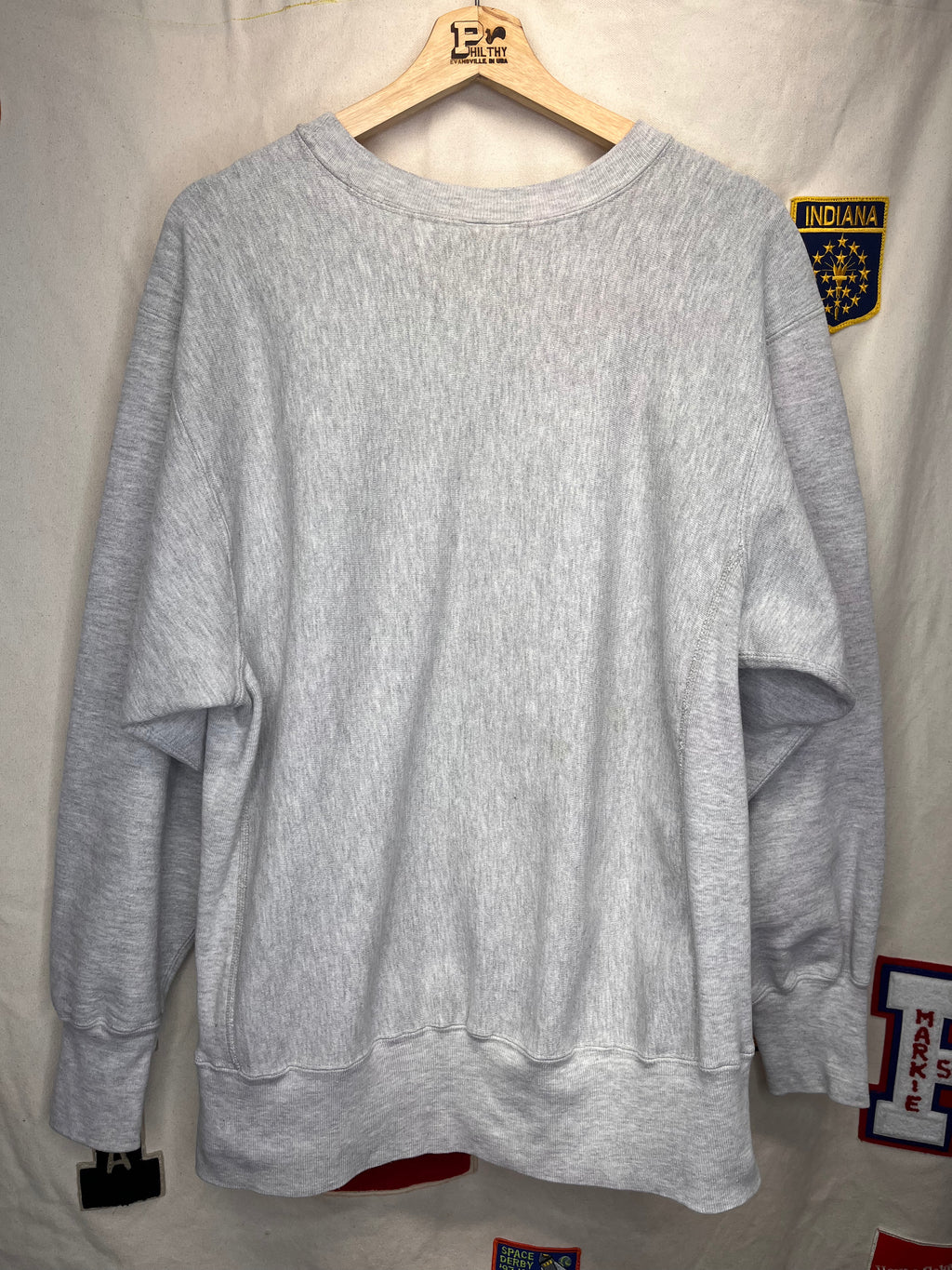 Vintage Ohio State University Grey Champion Reverse Weave Sweatshirt: XL