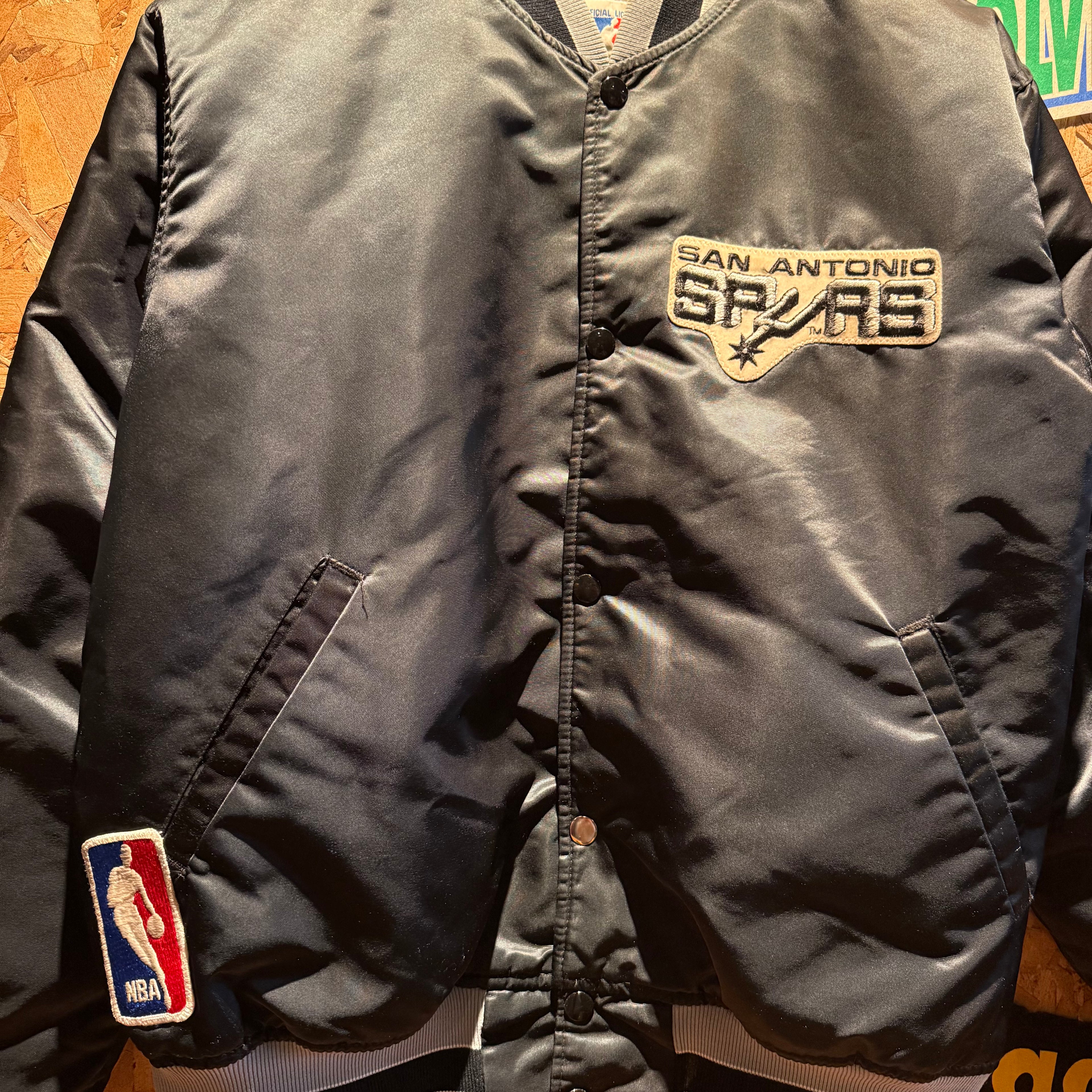 Vintage NBA San Antonio Spurs Varsity Jacket: M/L
