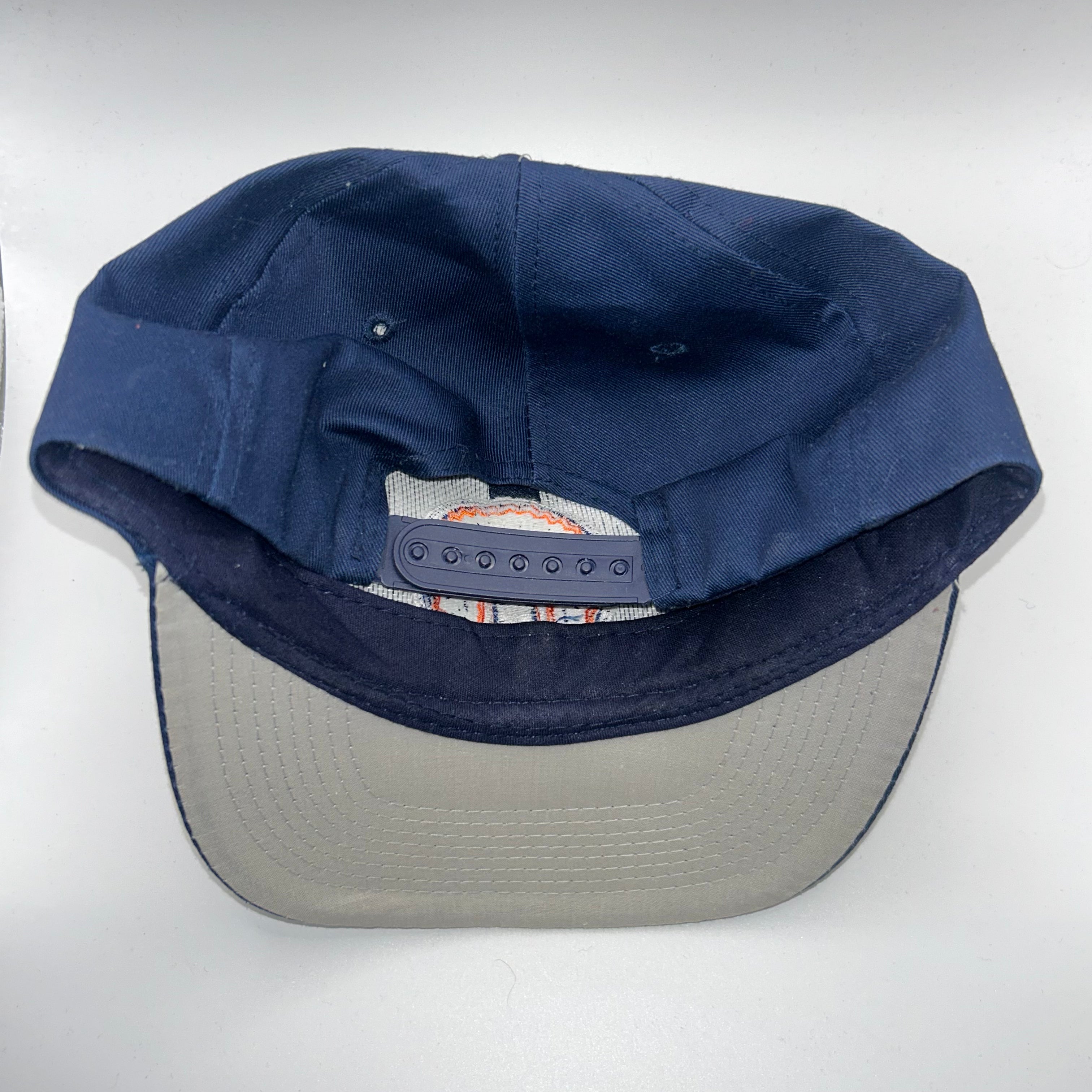 Vintage University of Illinois Illini Mascot Navy Snapback Hat