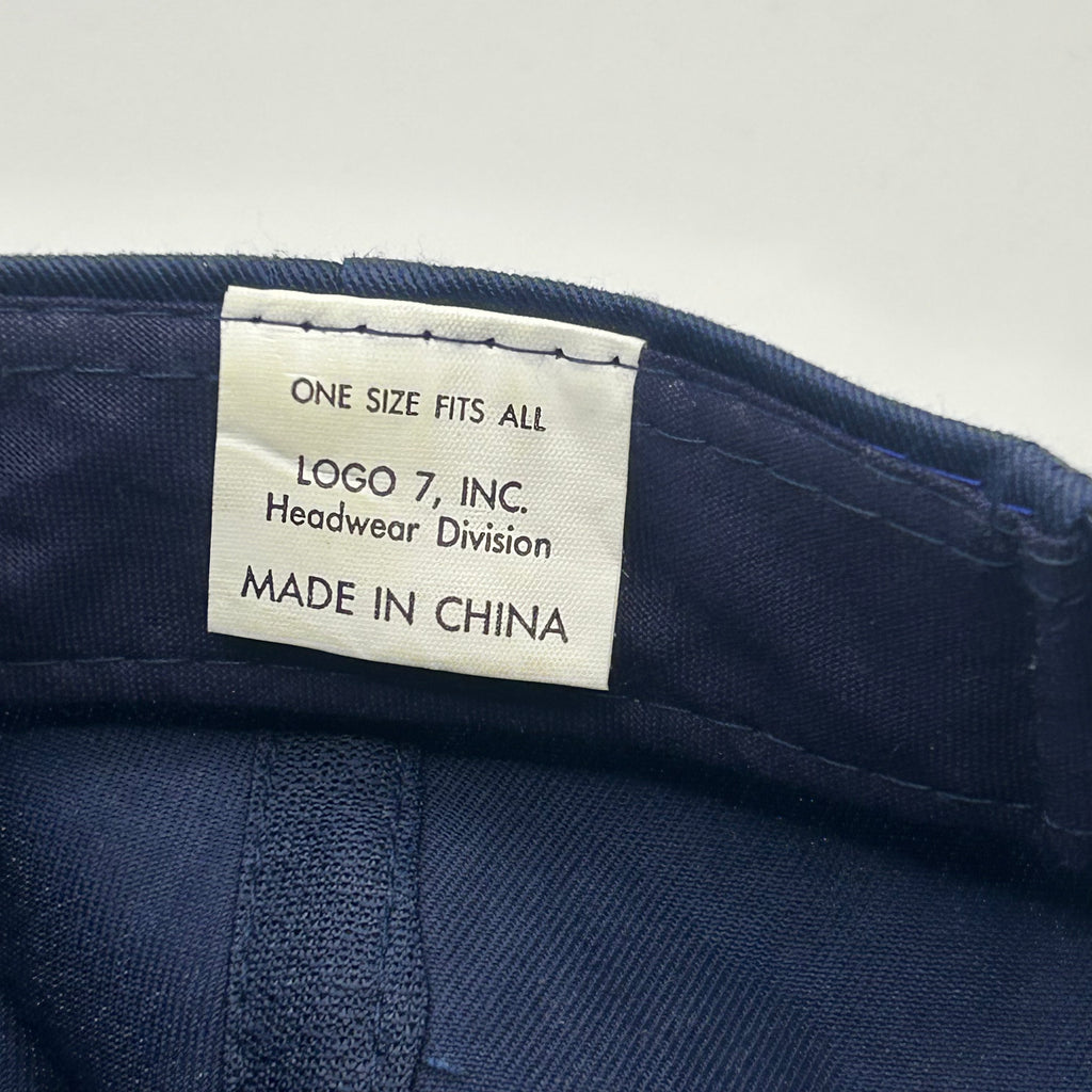 Vintage University of Illinois Illini Mascot Navy Snapback Hat