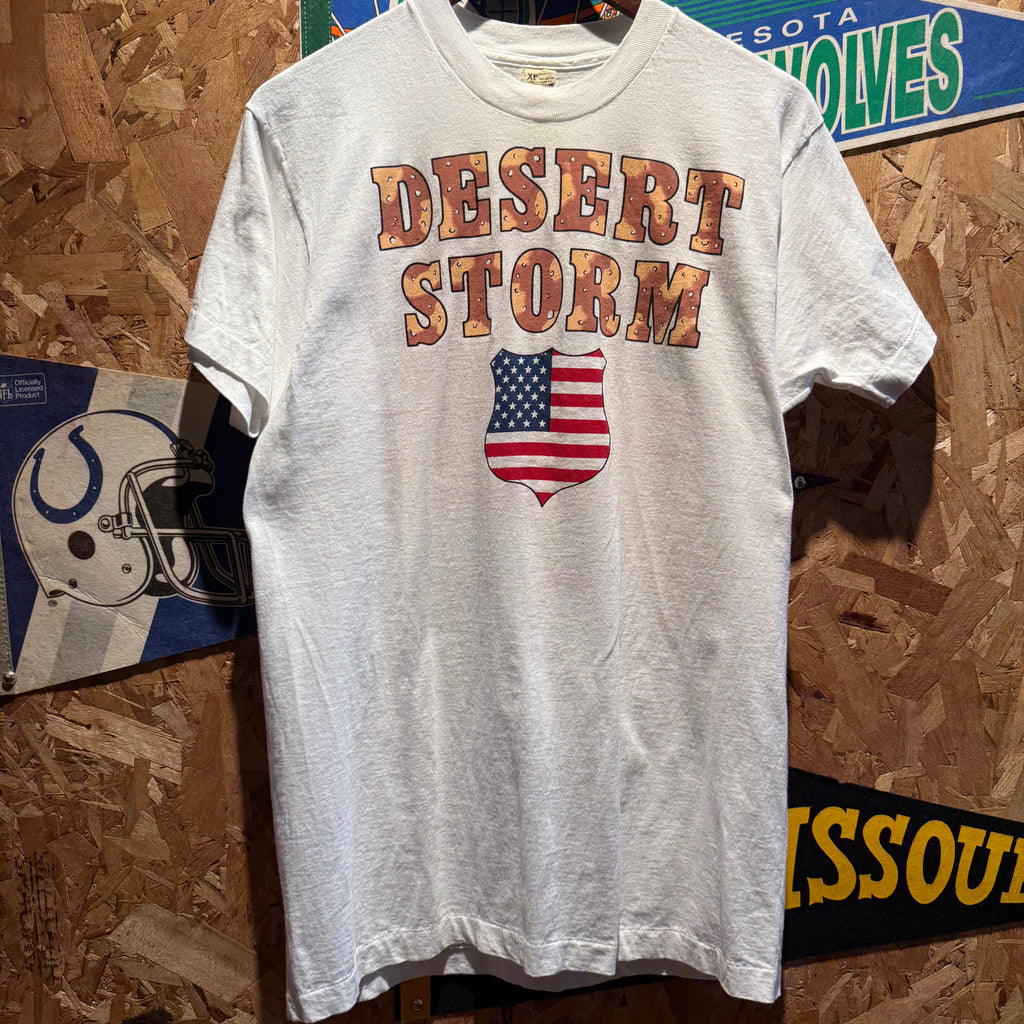 Vintage Desert Storm Veteran's Memorial T-Shirt: XL