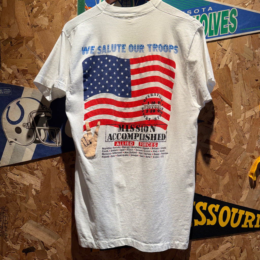 Vintage Desert Storm Veteran's Memorial T-Shirt: XL