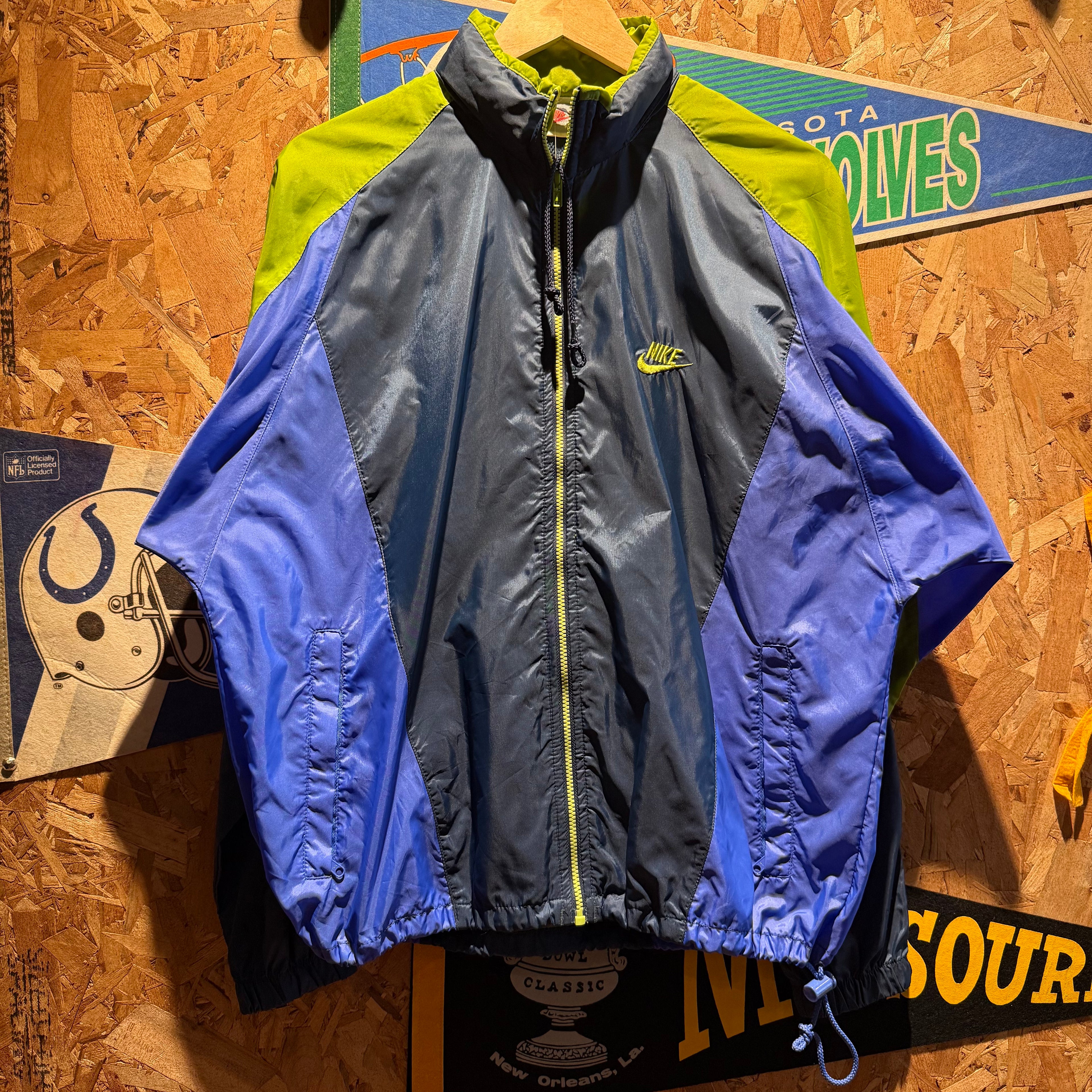 Vintage Nike Athletic Full-Zip Track Jacket: M