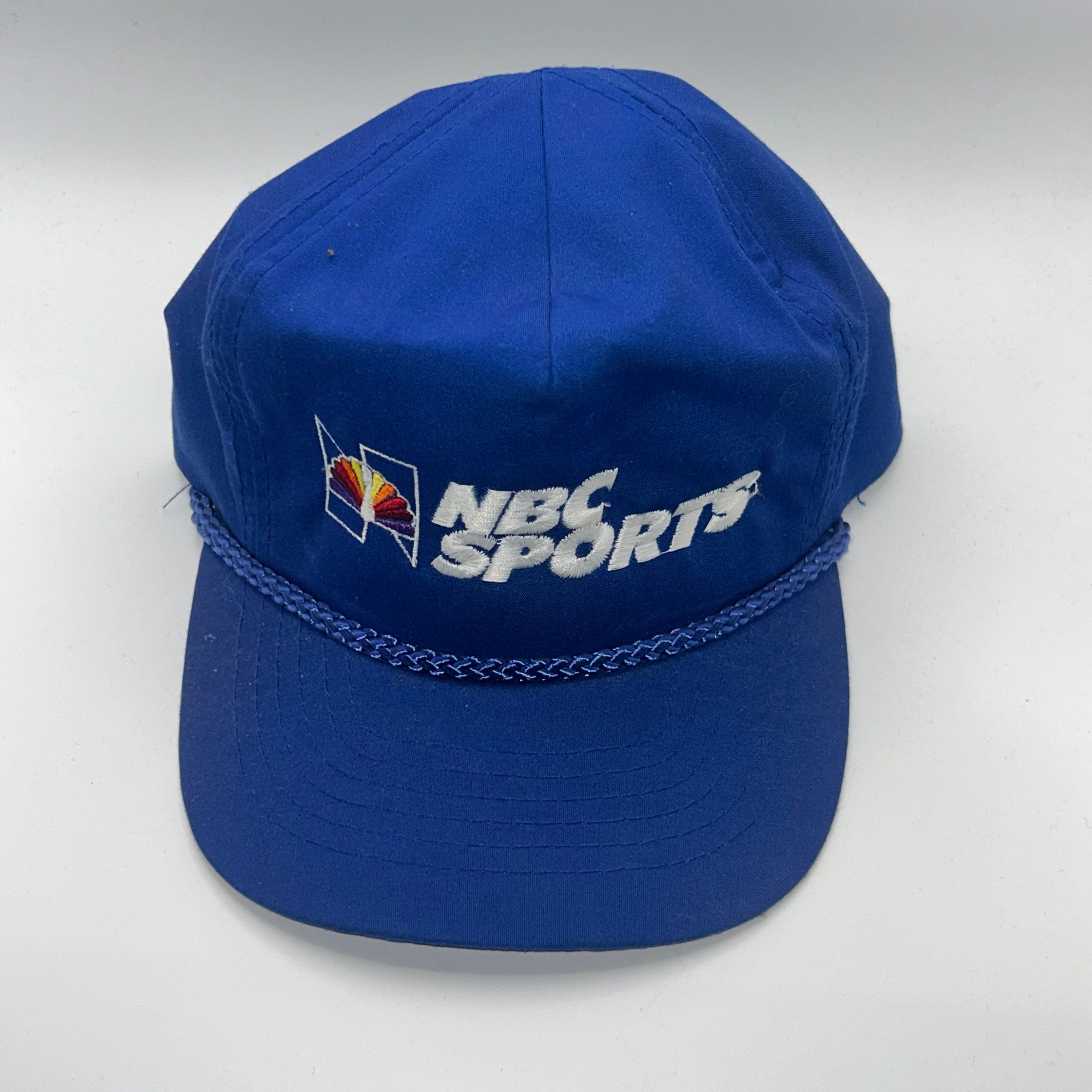 Vintage NBC Sports Blue Rope Zip Back Hat