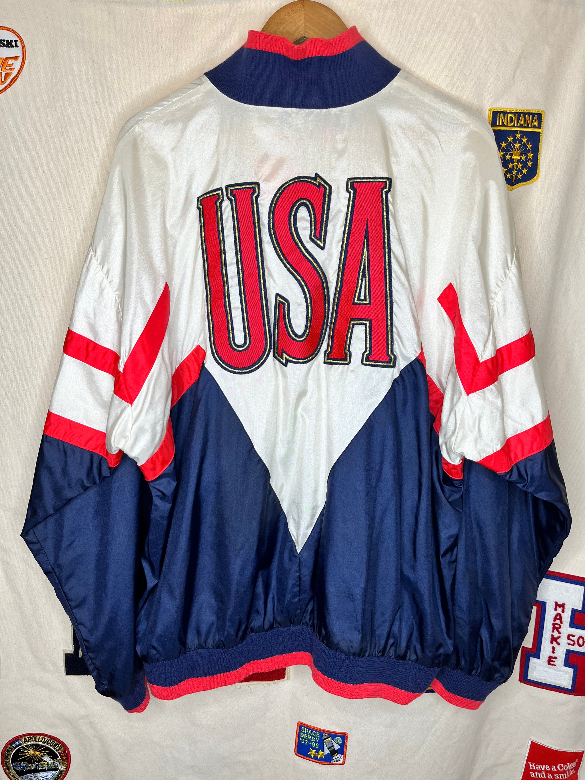 Nike Vintage USA outlets Track & Field Windbreaker Jacket Men’s Size XXXL