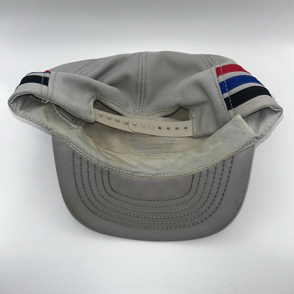 Vintage AT&T Mobile 3 Stripe Grey Trucker Snapback Hat