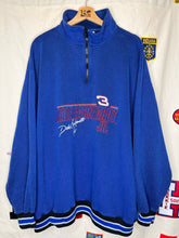 Load image into Gallery viewer, Vintage Dale Earnhardt 3 Blue Half- Zip Pullover Sweatshirt: XXL
