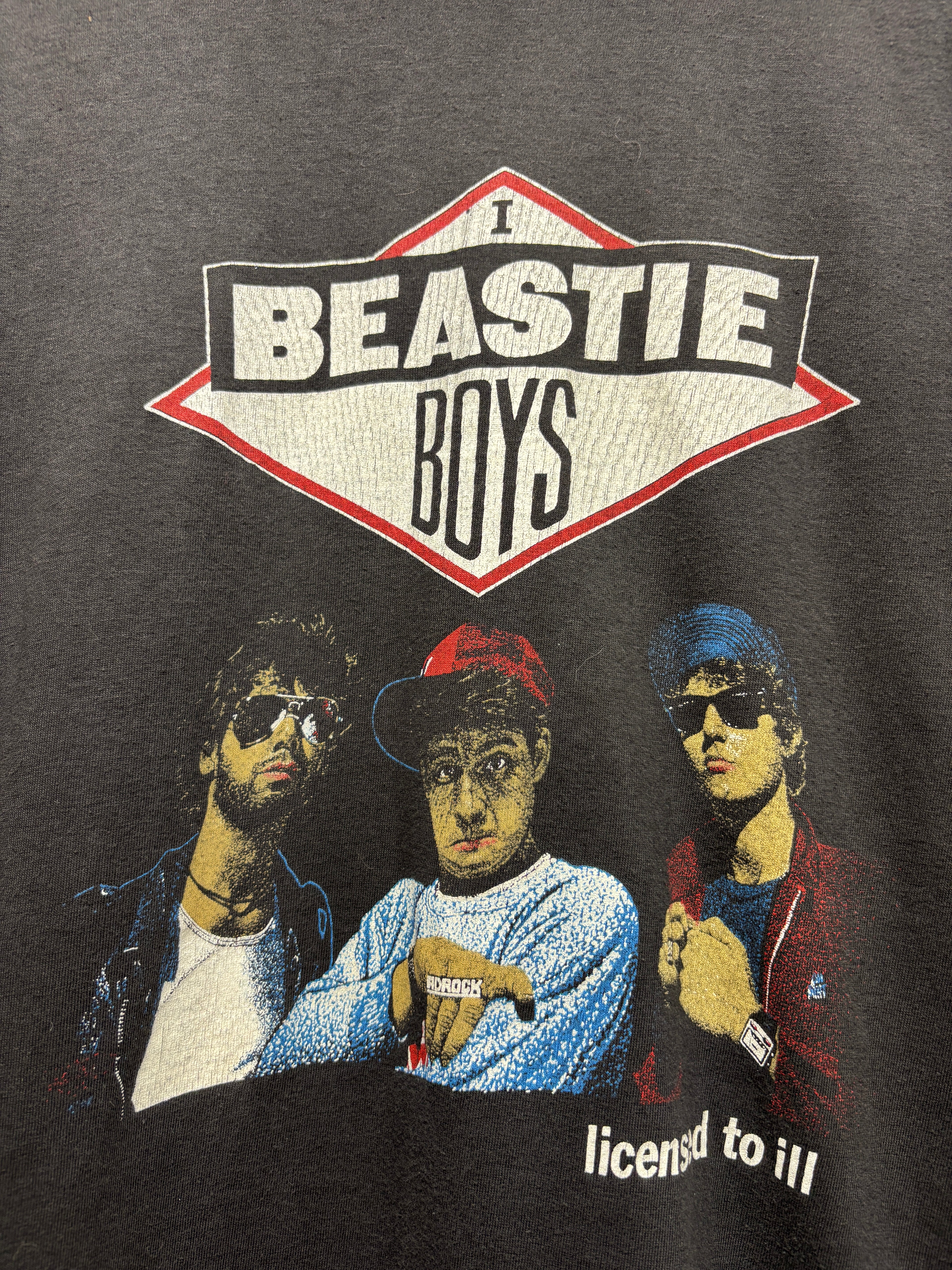 Vtg Beastie Boys Licensed to Ill Rap Album Rhymin & Stealin 80's T-Shirt: M