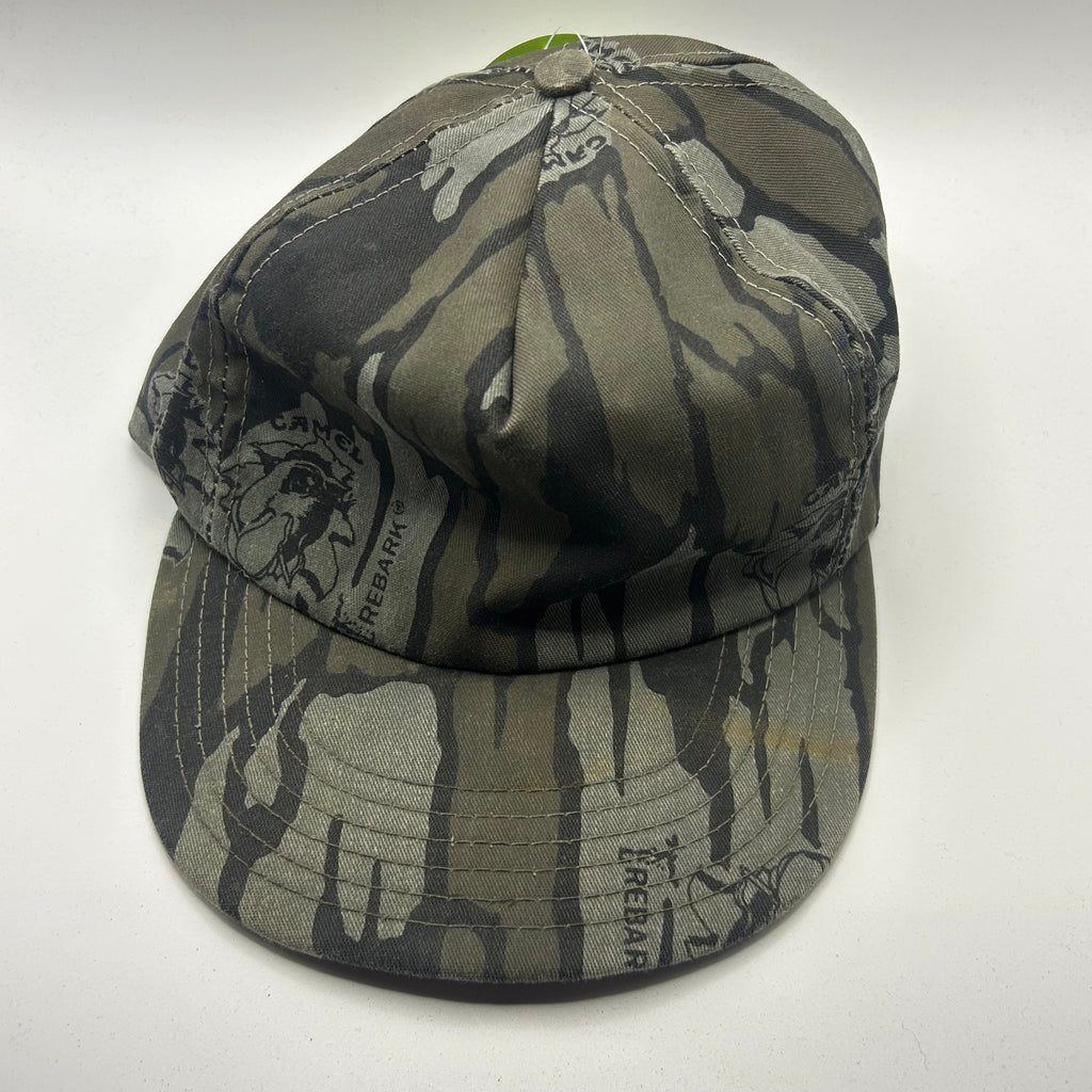 Vintage Tree Bark Camo Camel Cigarettes Promo Snapback Hat