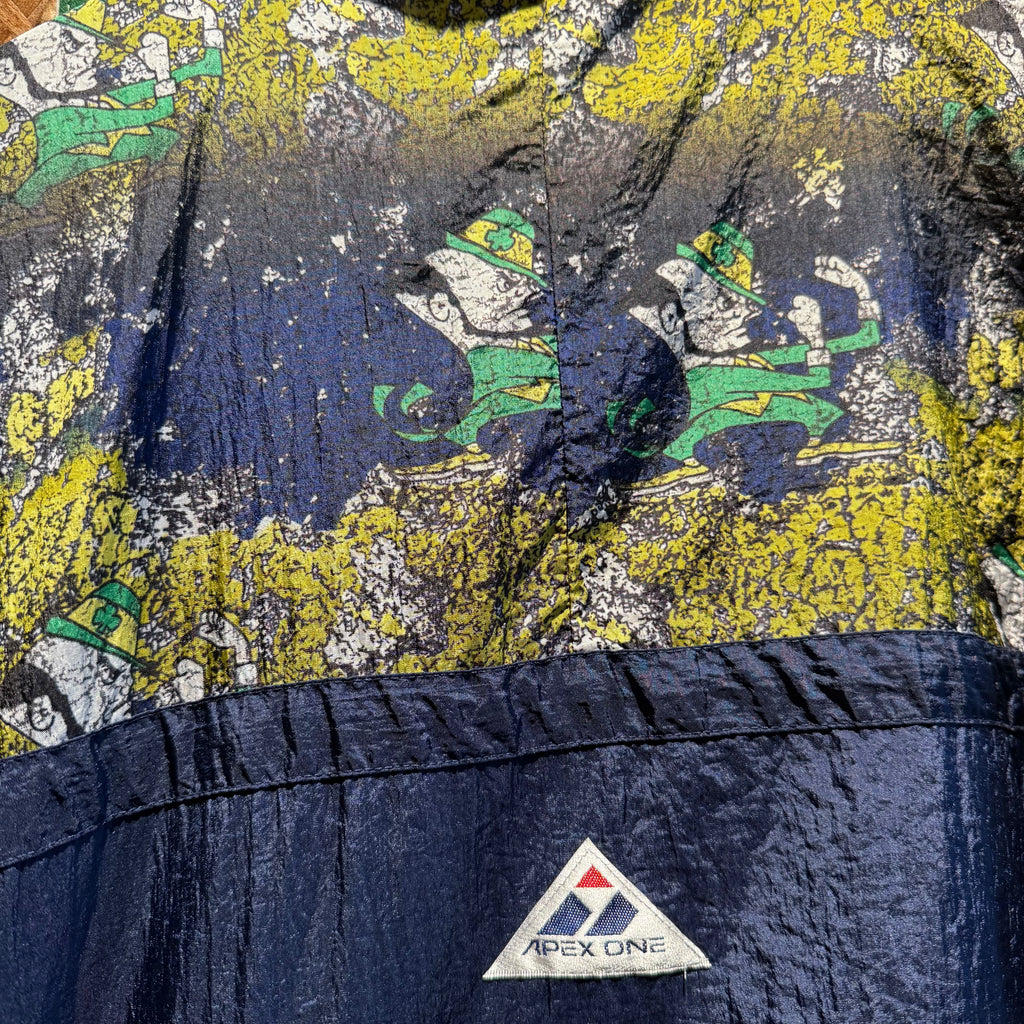 Vintage Apex One Notre Dame Fighting Irish Sport Jacket: L
