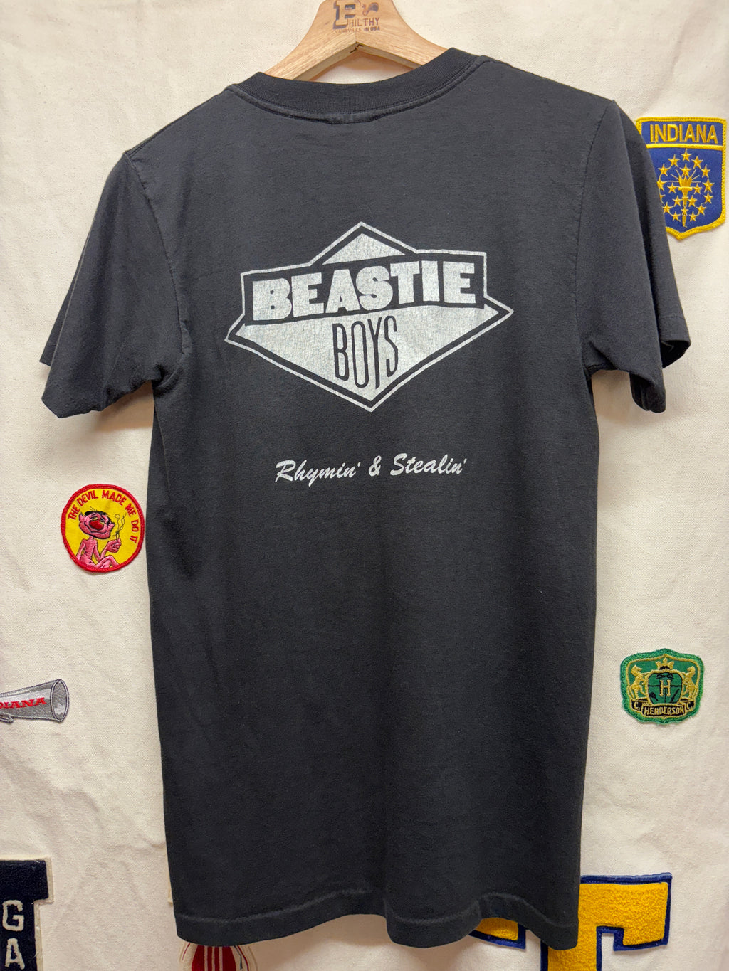 Vtg Beastie Boys Licensed to Ill Rap Album Rhymin & Stealin 80's T-Shirt: M