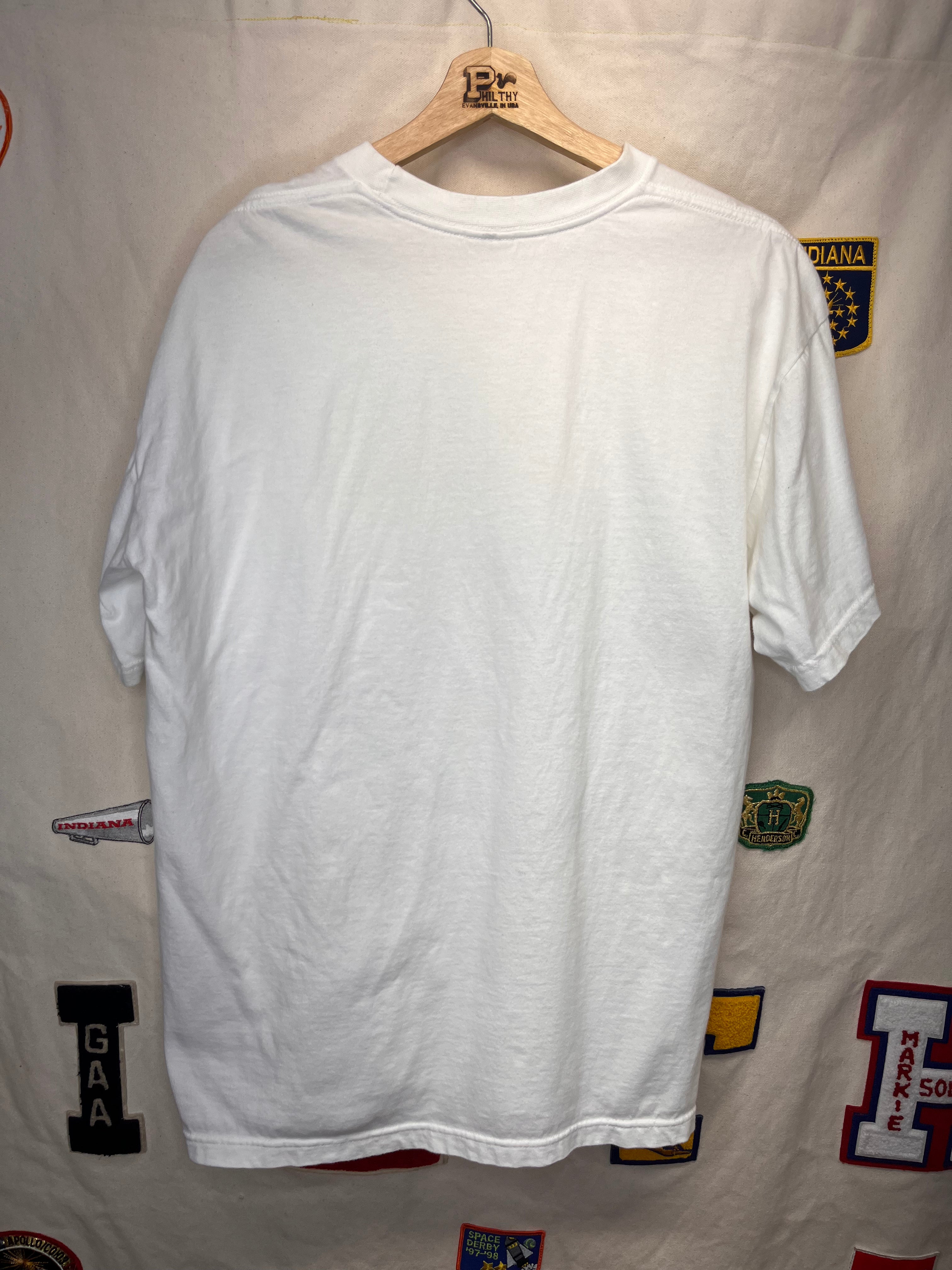 Vintage And 1 Y2K Like a Slow Jam I'm Killin' You Softly White Basketball T-Shirt: XL