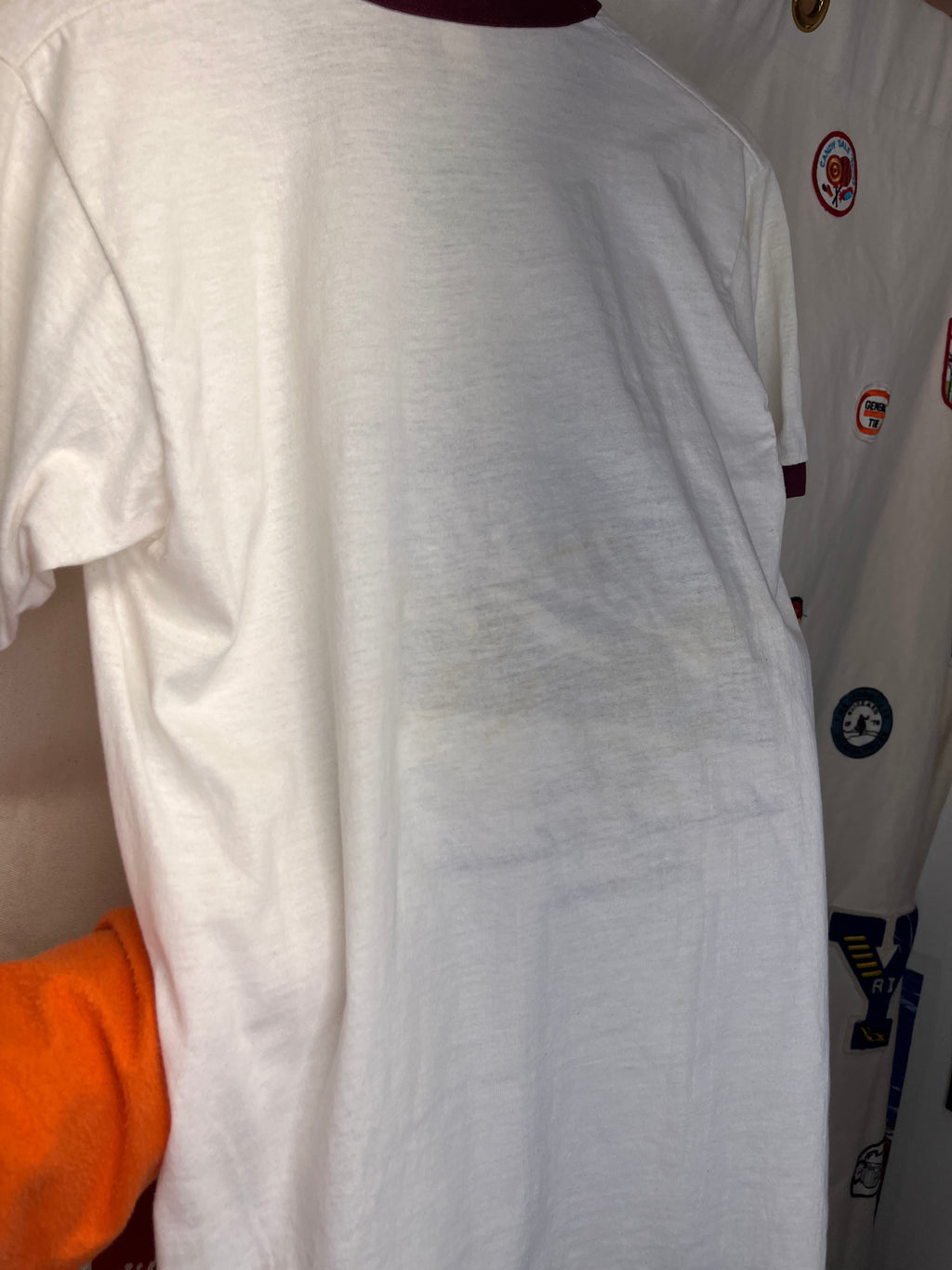 Vintage Schlitz Milwaukee Beer 80's Ringer T-Shirt: Large