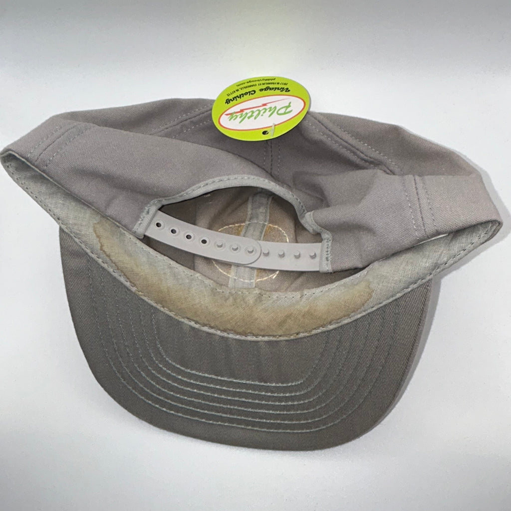 Vintage General Electric GE Grey Patch Snapback Hat