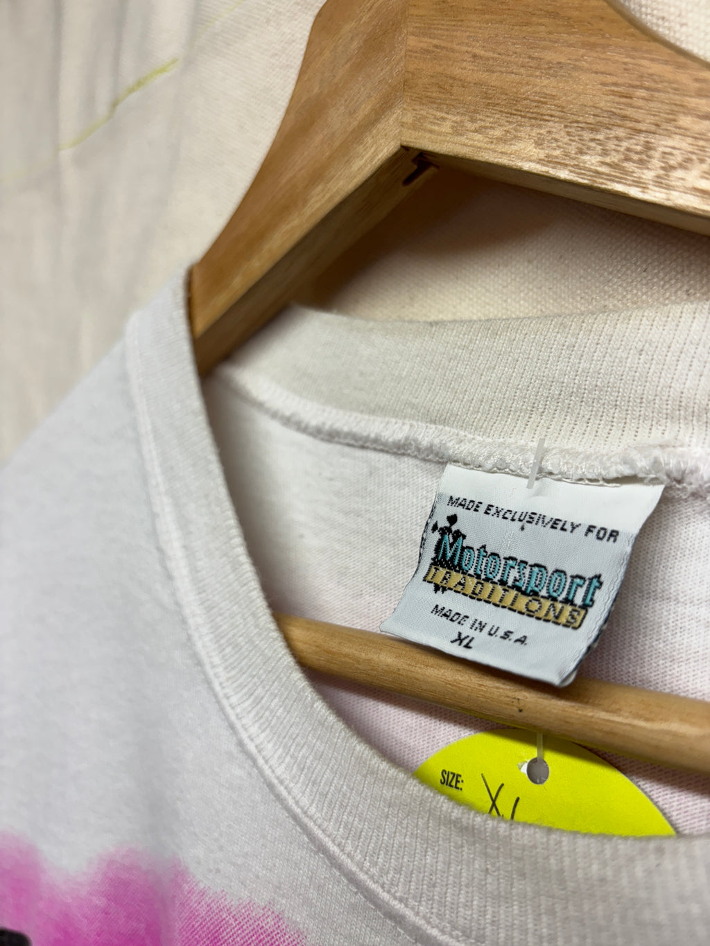 Vtg Darrell Waltrip NASCAR All Over Print T-Shirt: XL