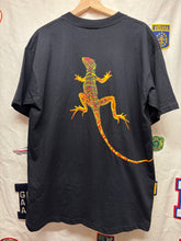Load image into Gallery viewer, Vintage Marlboro Unlimited Cigarettes Lizard Black Pocket T-Shirt: XL
