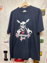 Load image into Gallery viewer, Vintage MTV Headbangers Ball 1991 Skull Black Concert T-Shirt: Large
