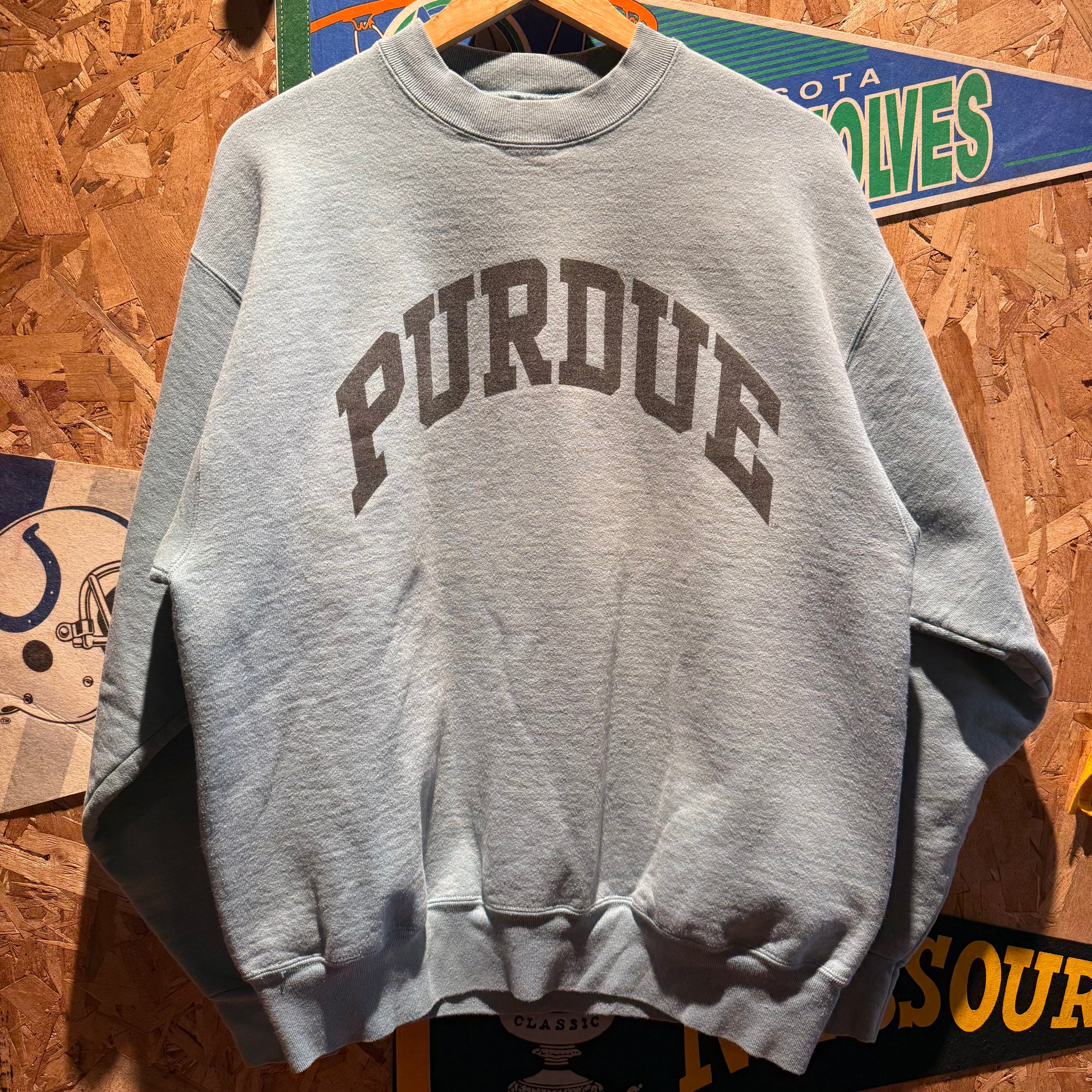 VTG Purdue University Sweatshirt: L
