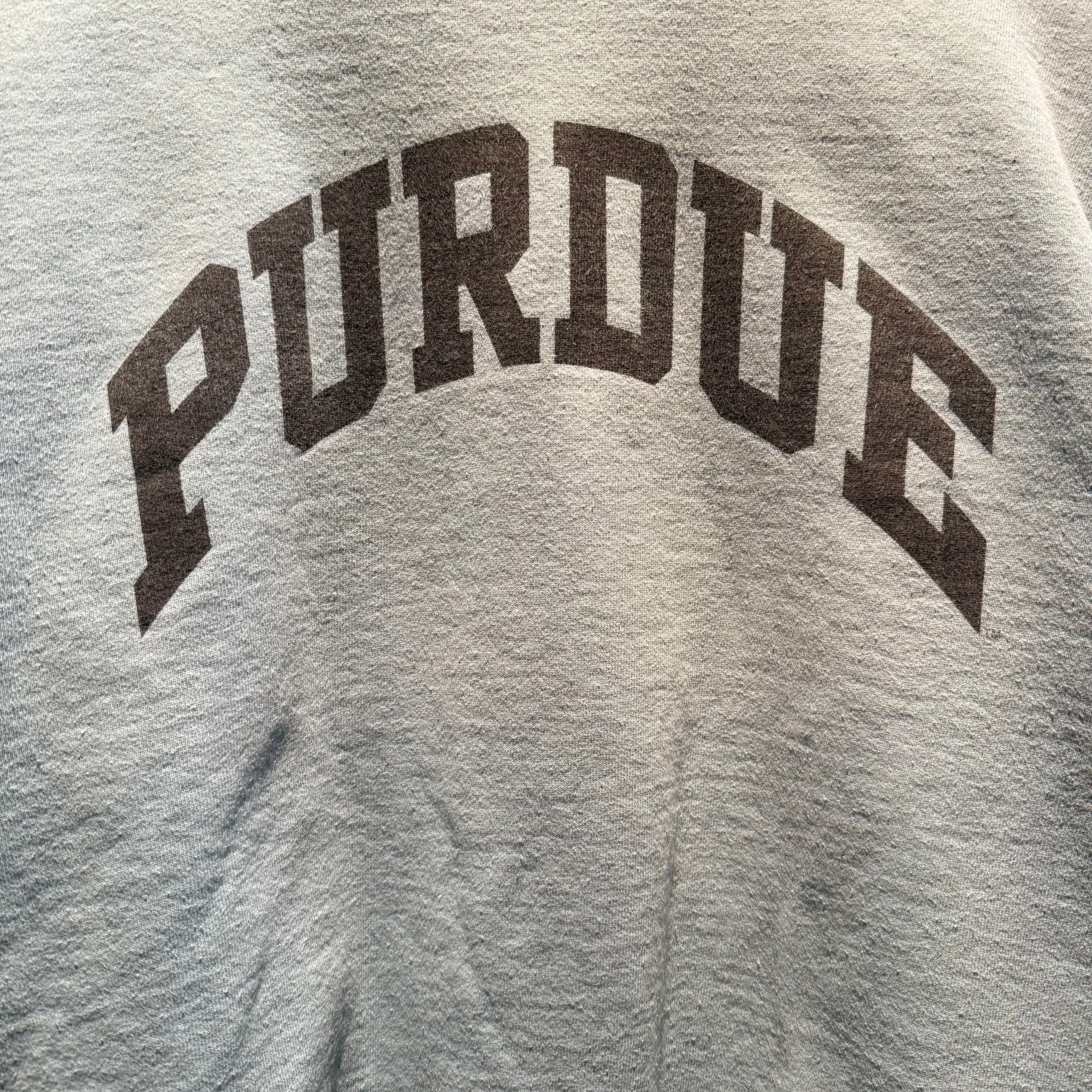 VTG Purdue University Sweatshirt: L