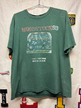 Load image into Gallery viewer, Vintage Woodstock 99 New York Volkswagen Van Polygram Green T-Shirt: Large
