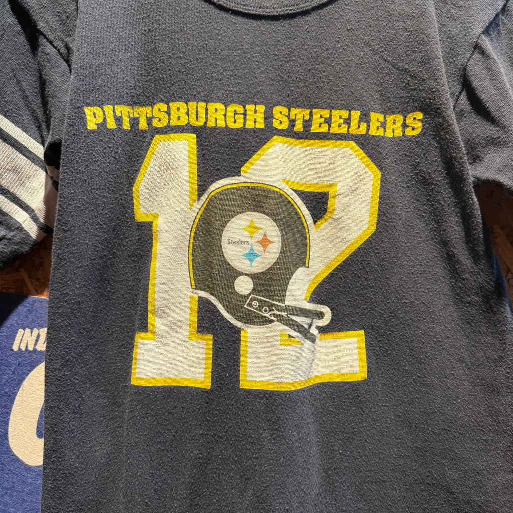 Vintage 90s Single-Stitch NFL Pittsburgh Steelers T-Shirt: M