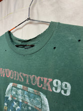 Load image into Gallery viewer, Vintage Woodstock 99 New York Volkswagen Van Polygram Green T-Shirt: Large
