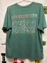 Load image into Gallery viewer, Vintage Woodstock 99 New York Volkswagen Van Polygram Green T-Shirt: Large
