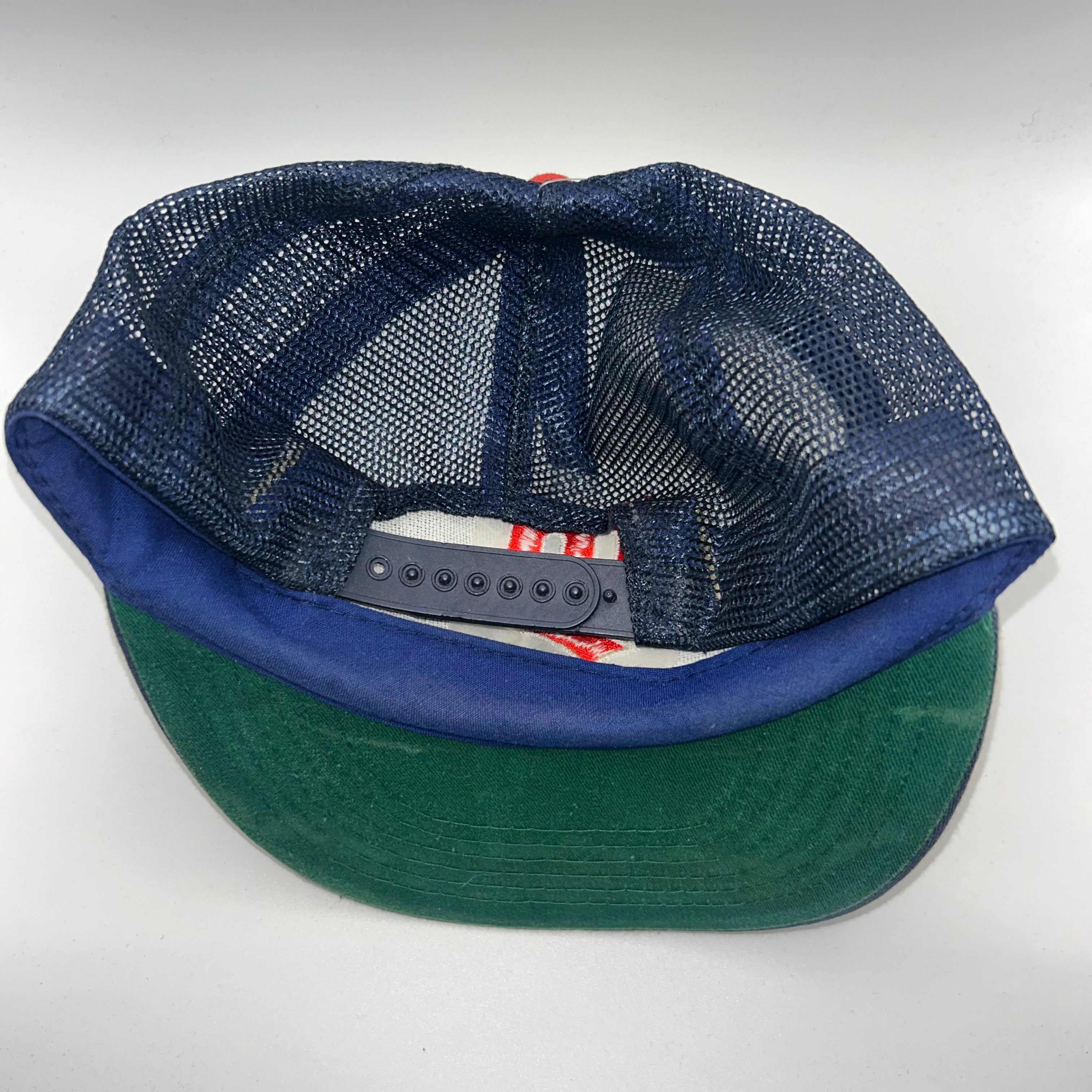 Vintage Minnesota Twins M Navy Annco Trucker Mesh Snapback Hat