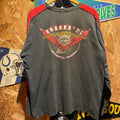 Vintage Bud's Harley-Davidson Motorcycles Stripe Long Sleeve T-Shirt: L