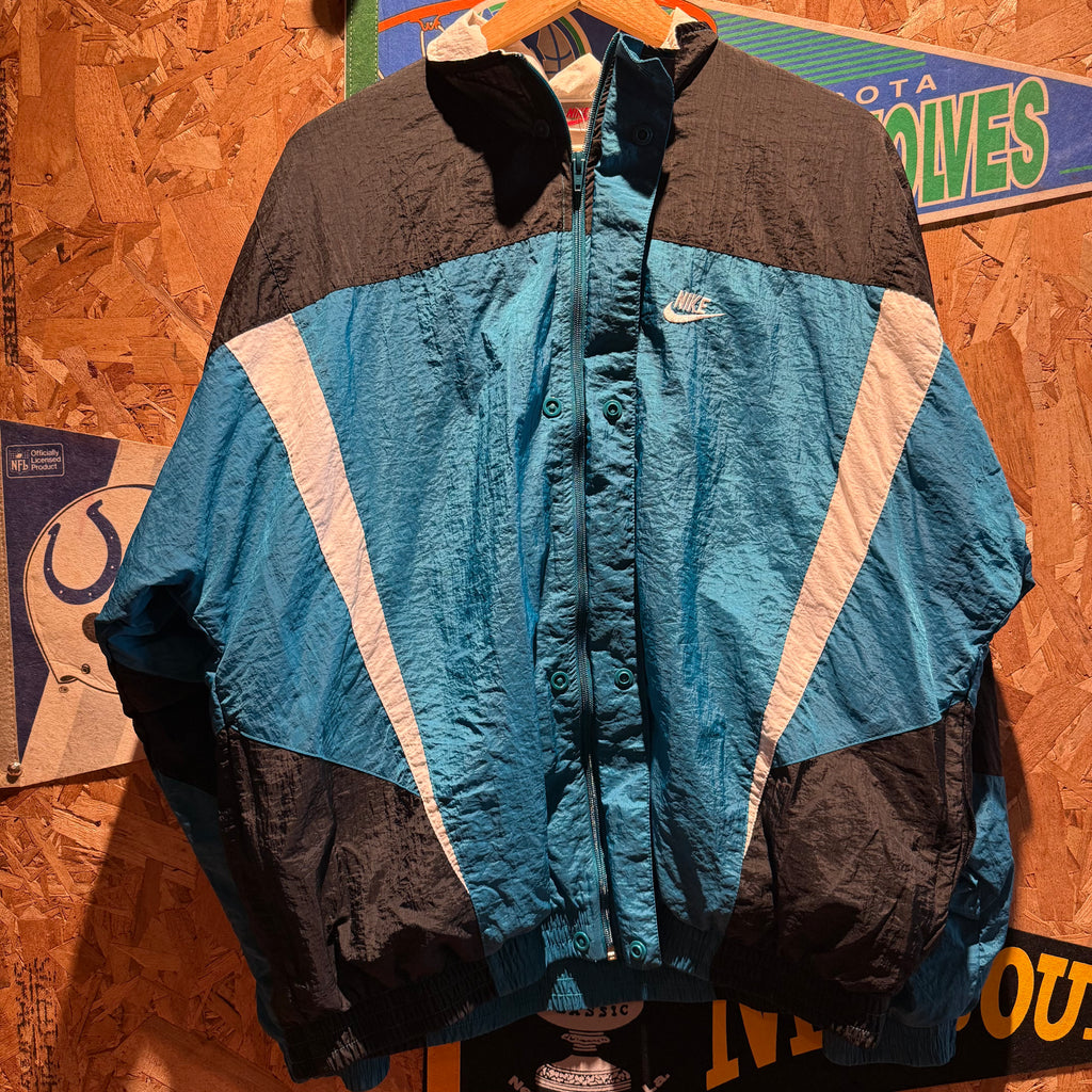 Vintage Nike Full-Zip Windbreaker Sport Jacket: L