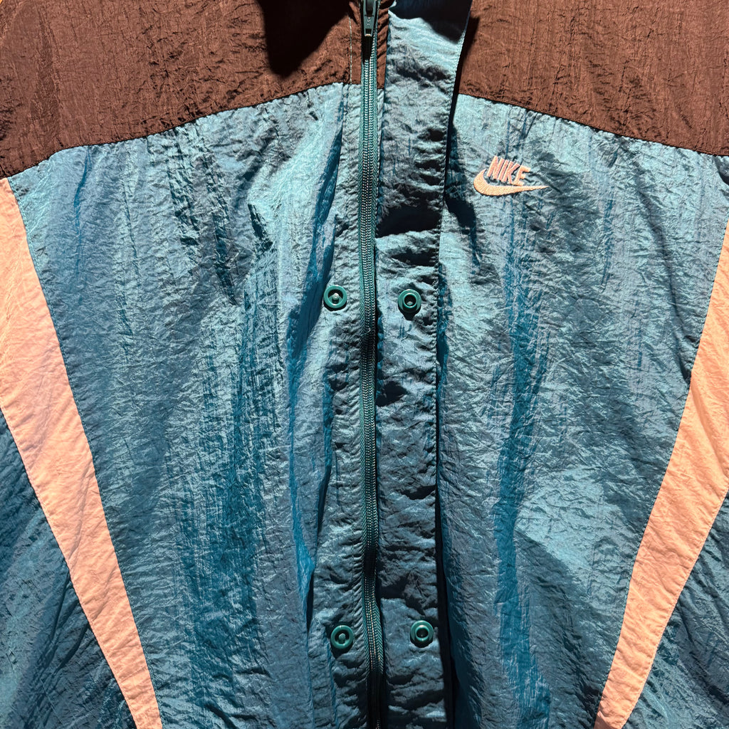 Vintage Nike Full-Zip Windbreaker Sport Jacket: L