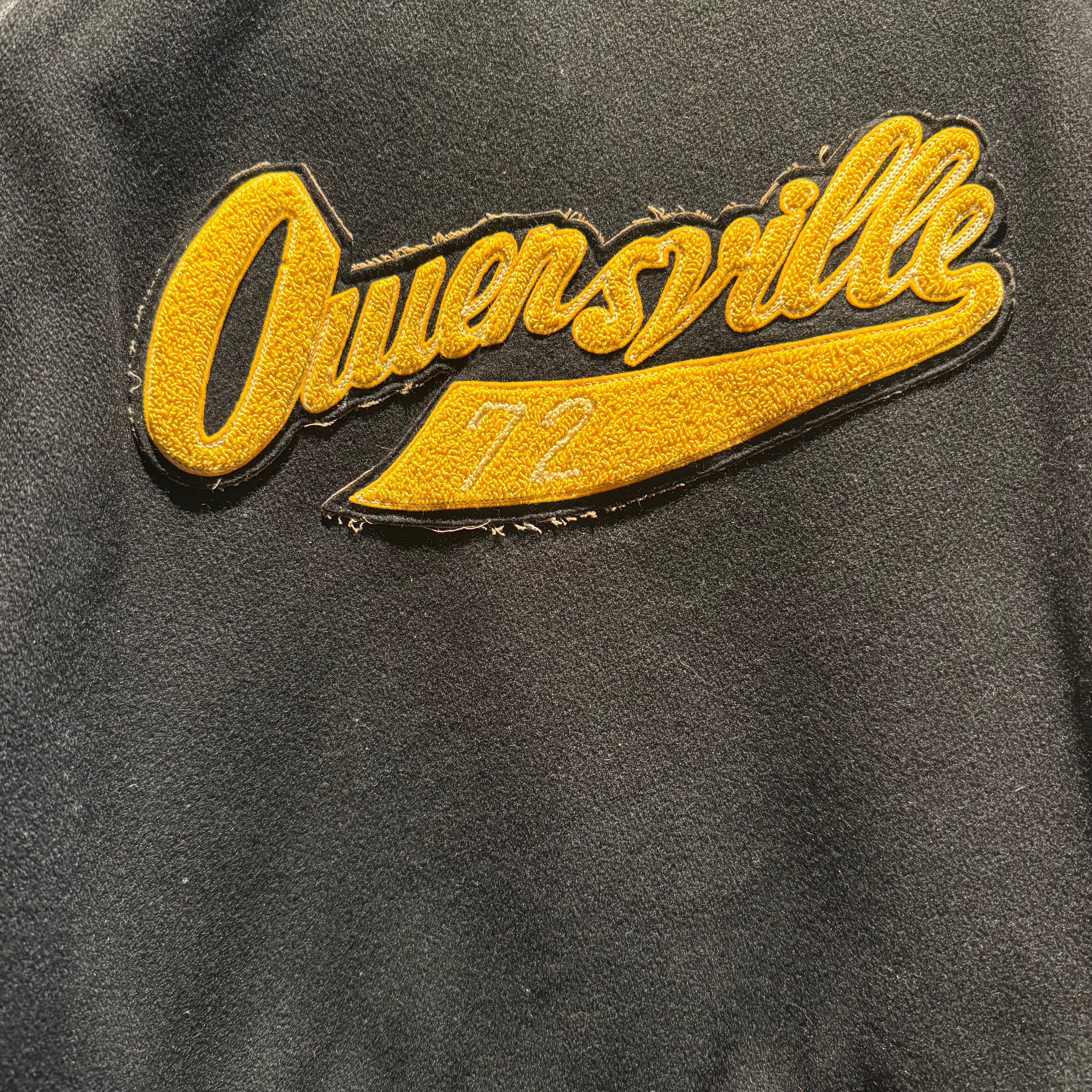Vintage 1972 Owensville Kickapoos Community School Varsity Jacket: S