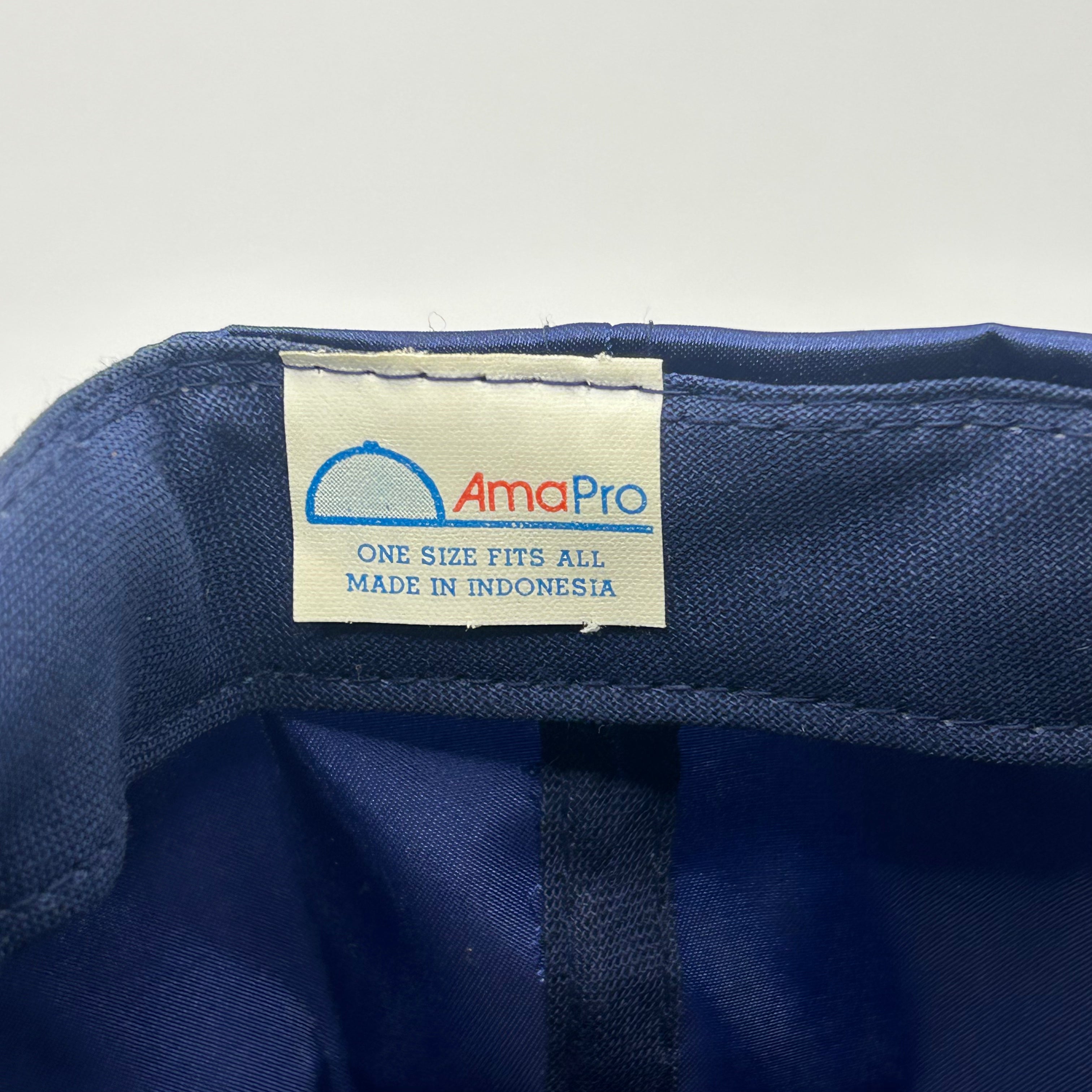 Vintage Ford Heartbreak of Todays Chevrolet Funny Rope Satin Navy Zip Back Hat