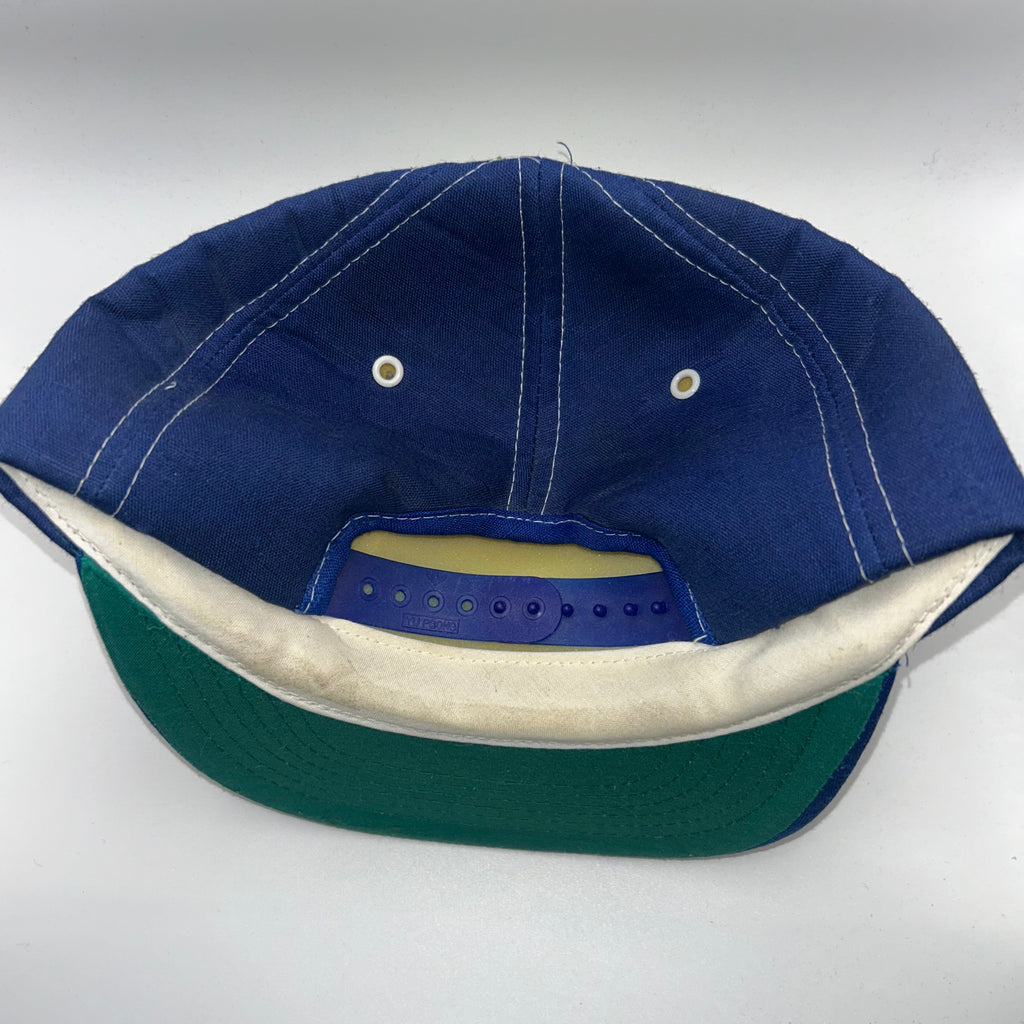 Vintage Dynamechs Engines Transmissions Patch Blue Trucker Snapback Hat