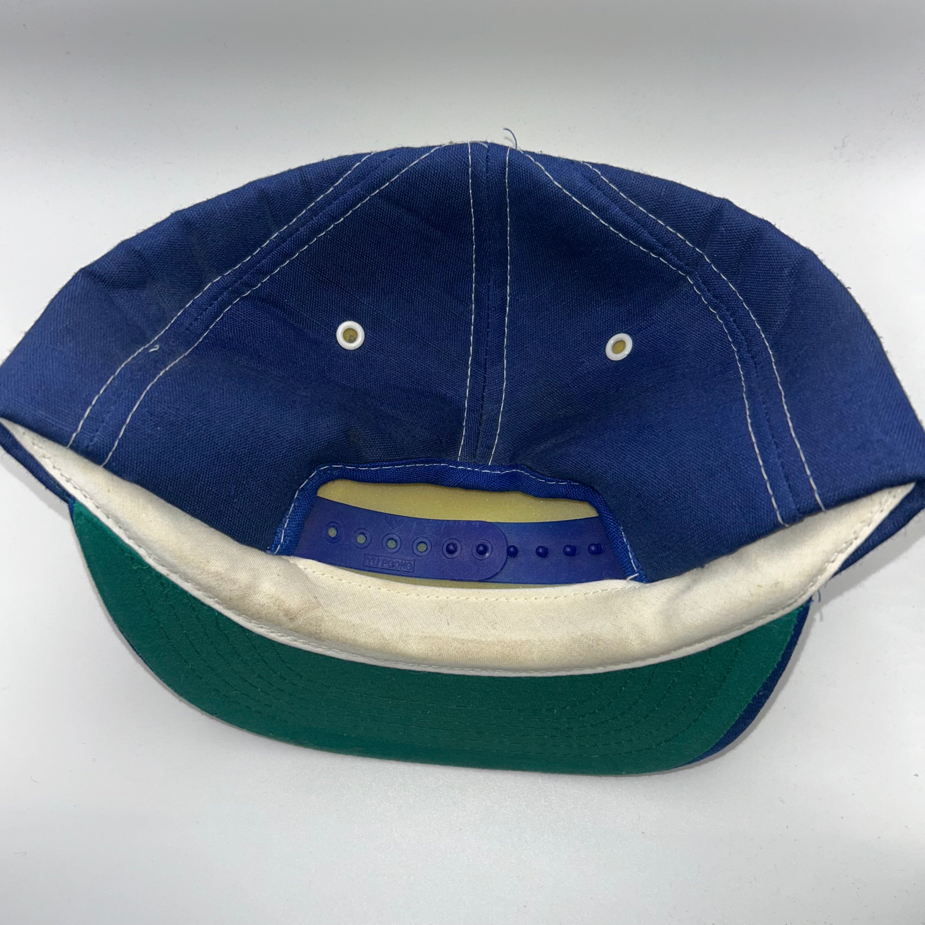 Vintage Dynamechs Engines Transmissions Patch Blue Trucker Snapback Hat