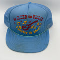 Vintage Older the Violin The Sweeter The Music Baby Blue Trucker Mesh Snapback Hat