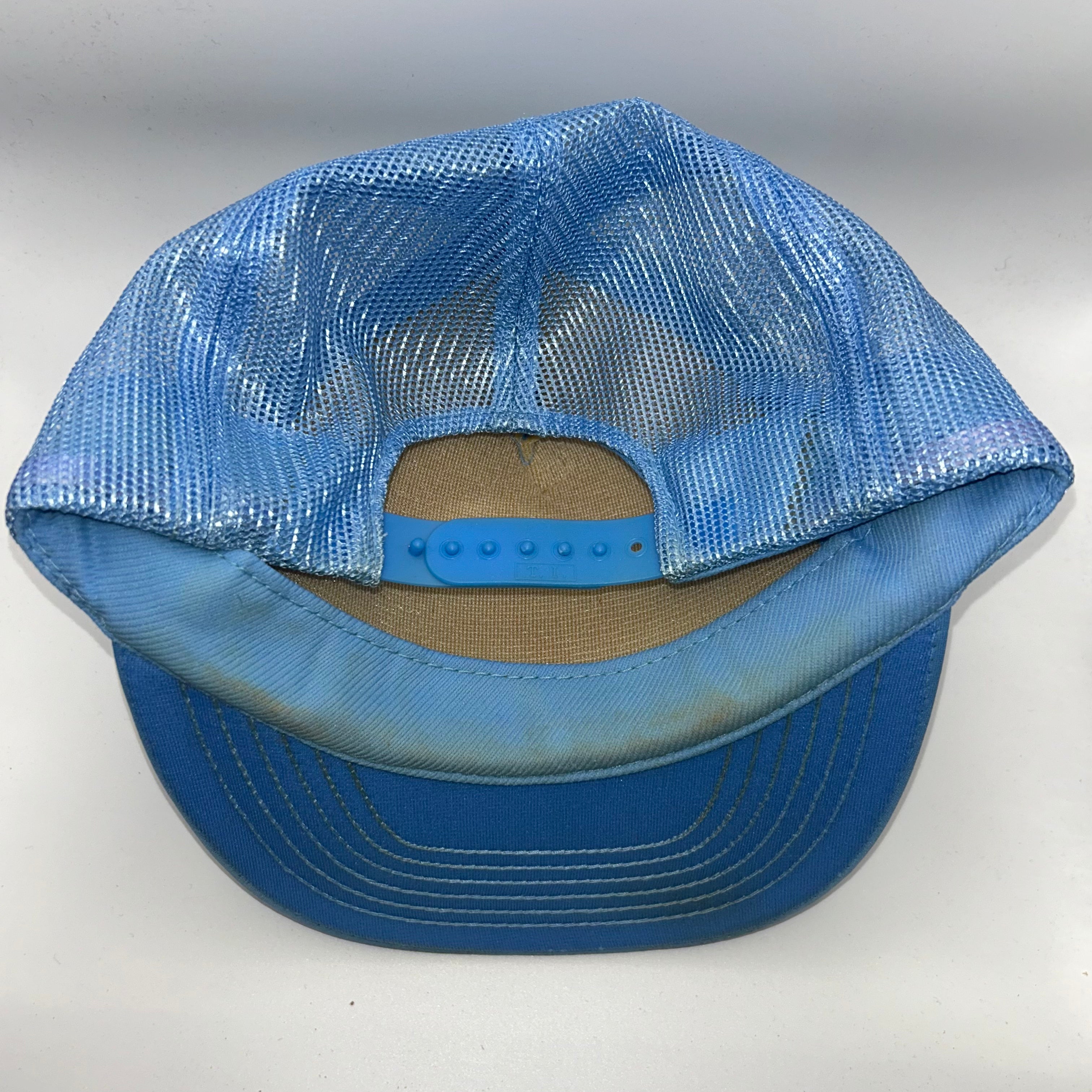 Vintage Older the Violin The Sweeter The Music Baby Blue Trucker Mesh Snapback Hat