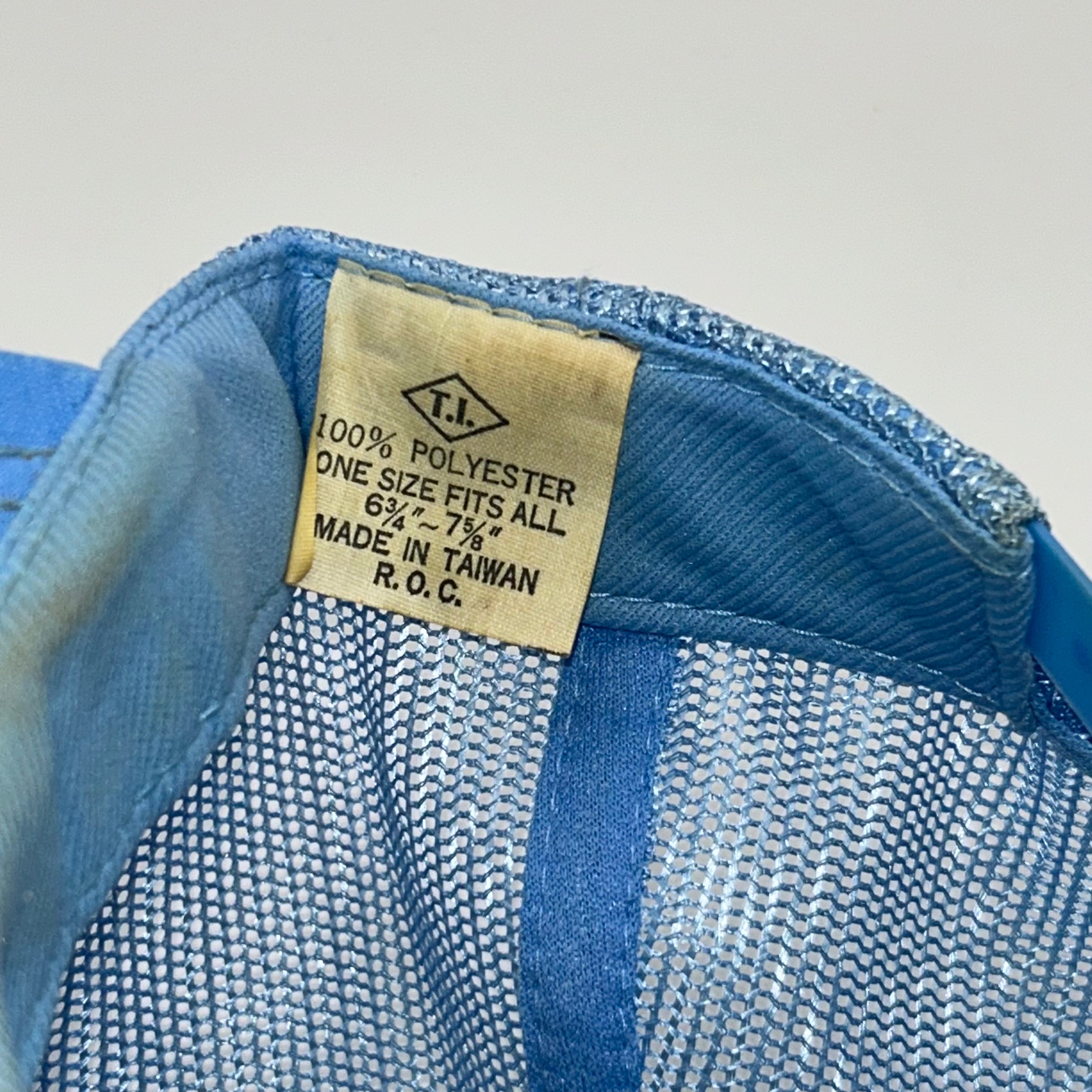 Vintage Older the Violin The Sweeter The Music Baby Blue Trucker Mesh Snapback Hat